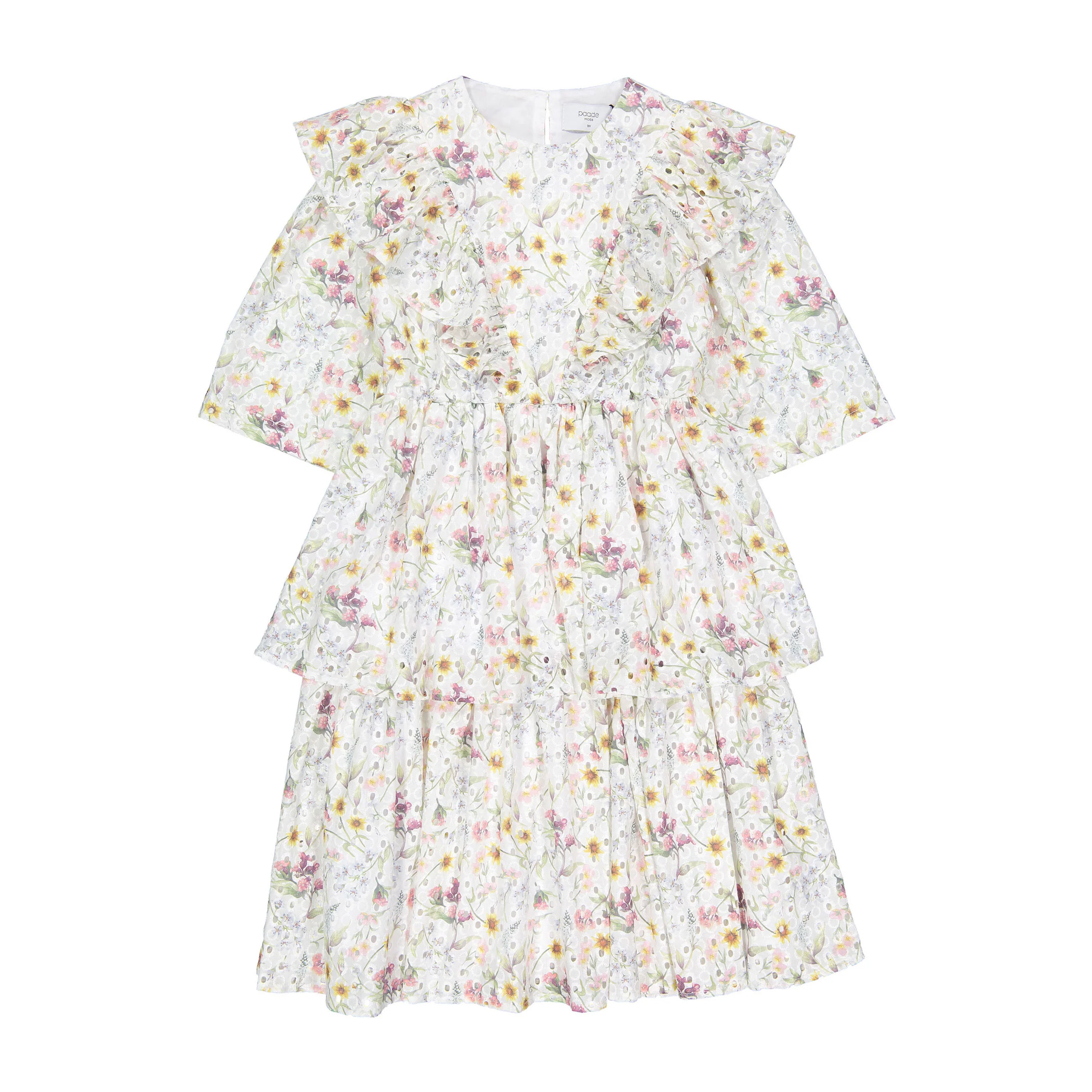Paade Mode Multicolor Ruffle Special Edition Maya Dress