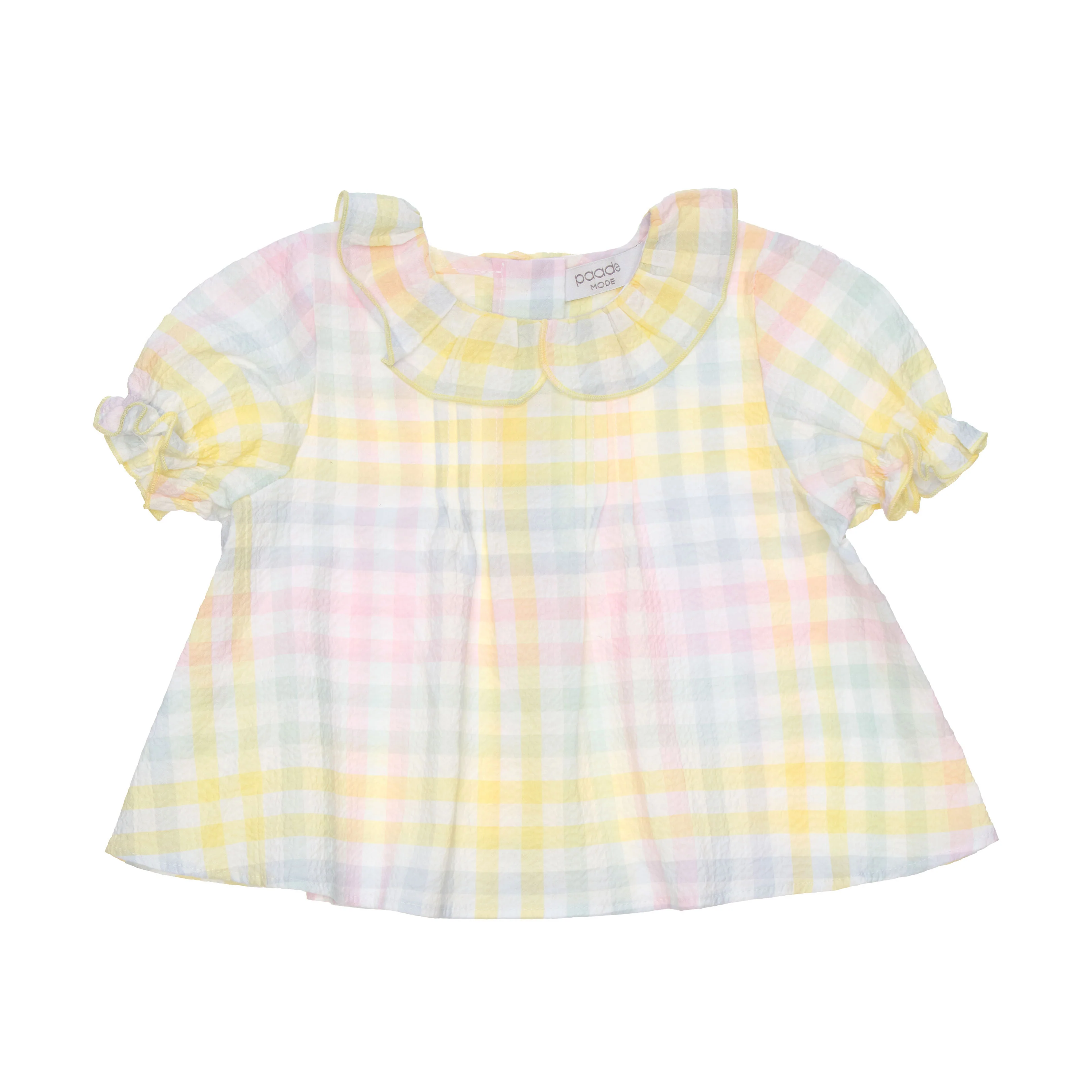 Paade Mode Pasterl Checks Marisa Baby Blouse