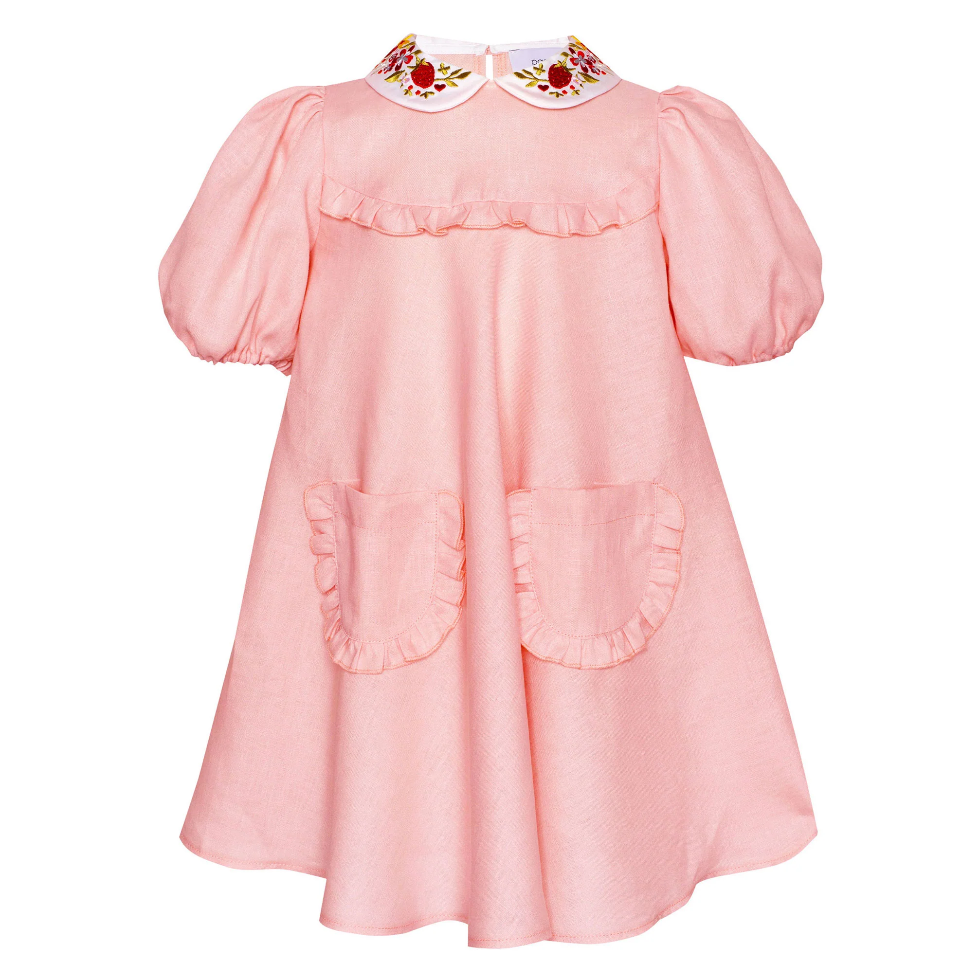 Paade Mode Pink Afternoon Linen Dress