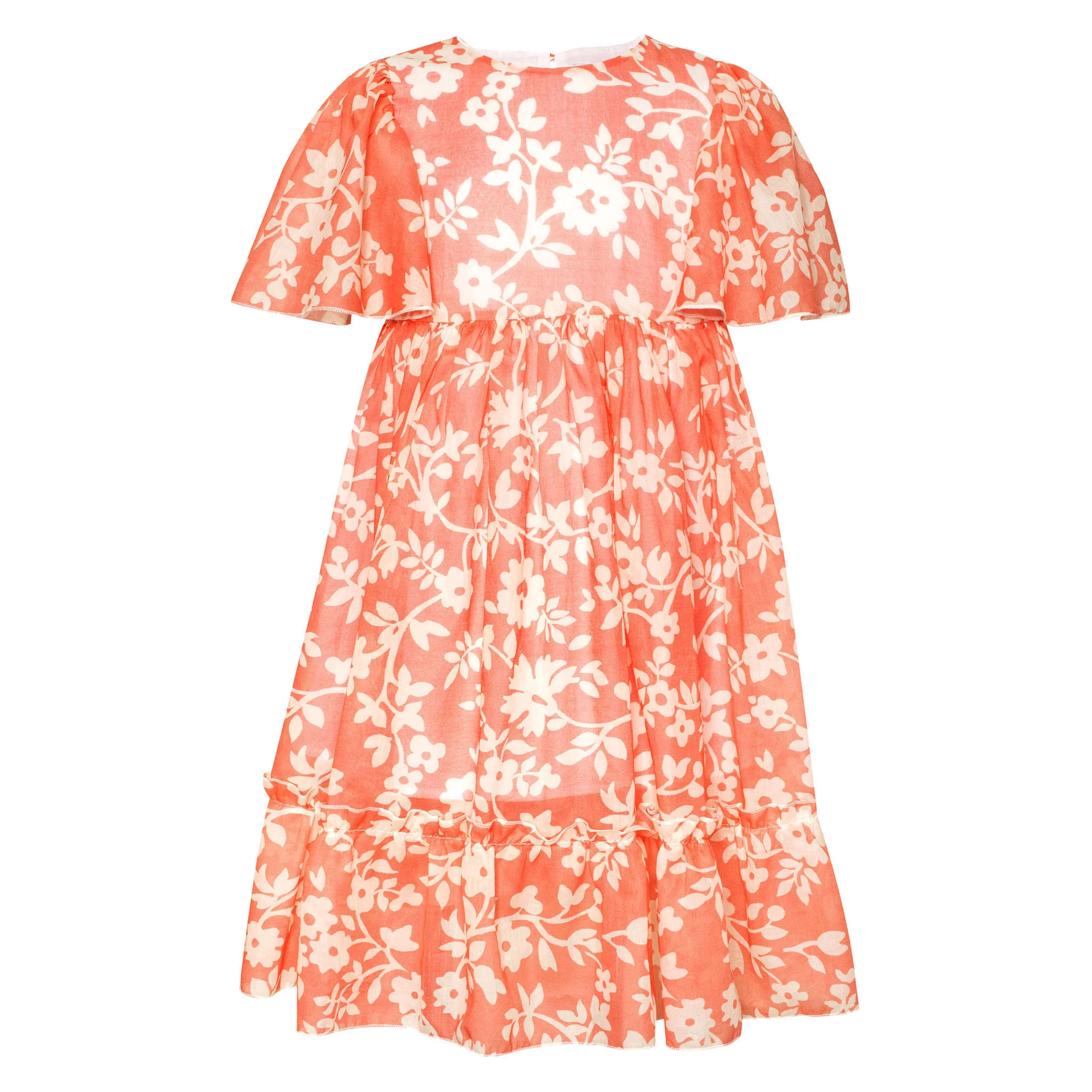 Paade Mode Pink Mimi Cotton Chiffon Maxi Dress