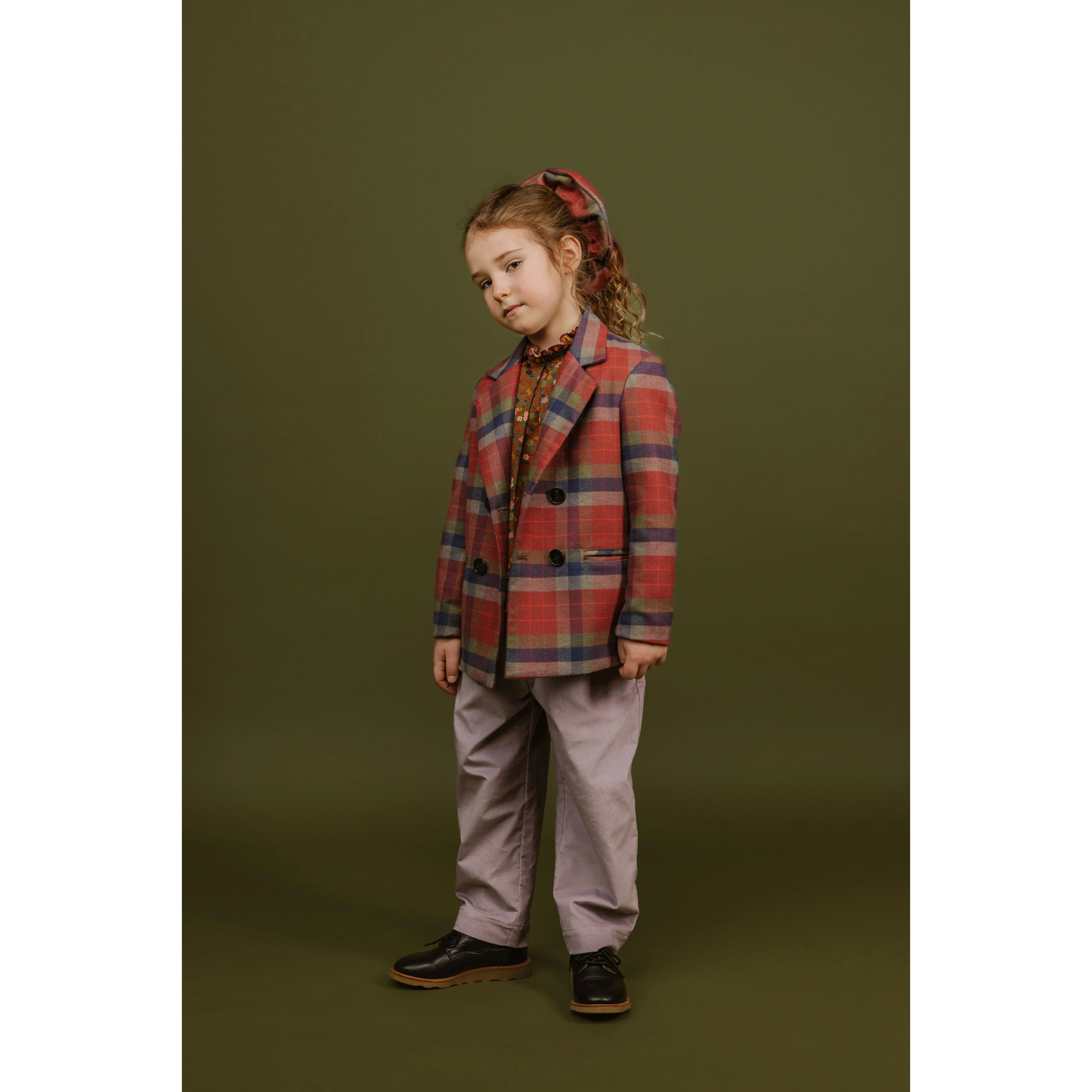 Paade Mode Red Double Breasted Marisa Jacket - Image 3