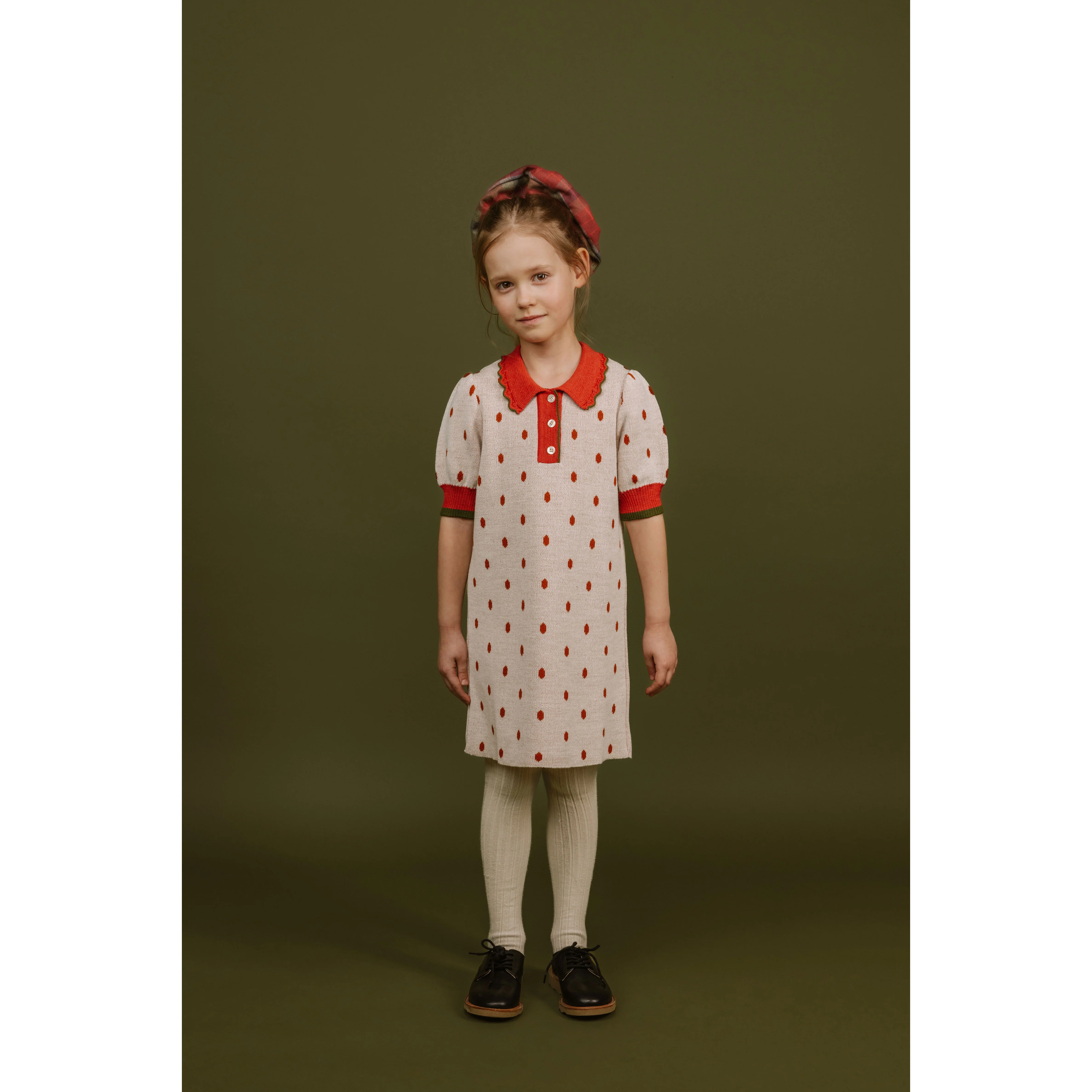 Paade Mode White Bambi Wool Dress - Image 2