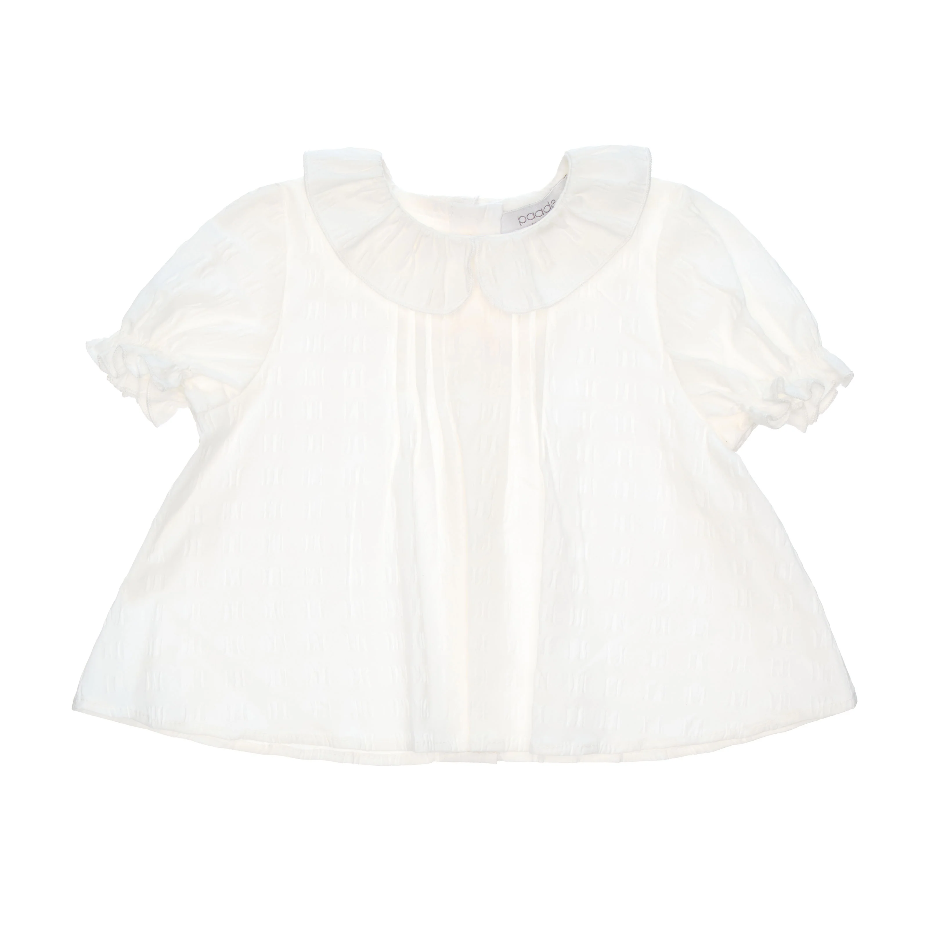 Paade Mode White Iris Baby Blouse