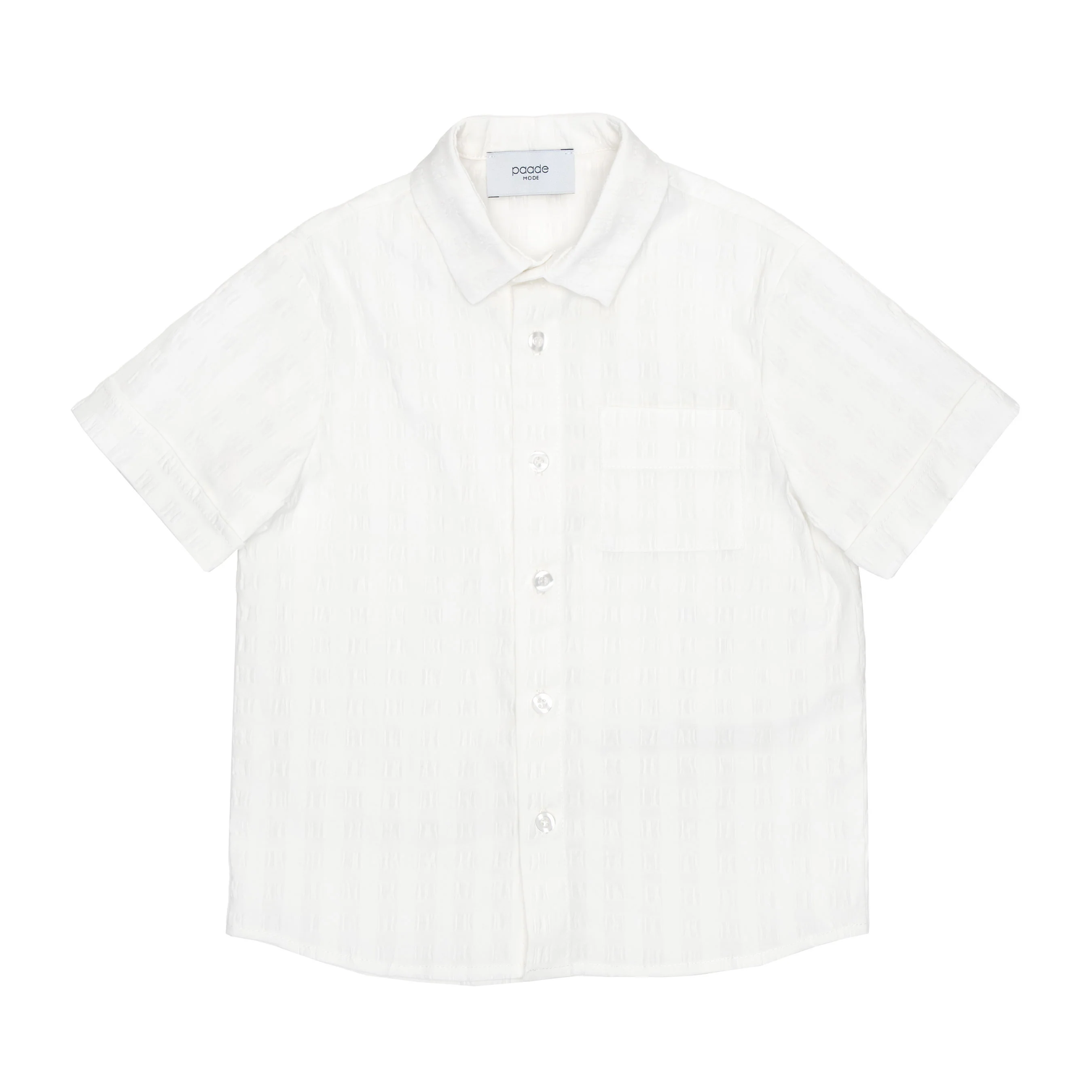 Paade Mode White Iris Cotton Shirt