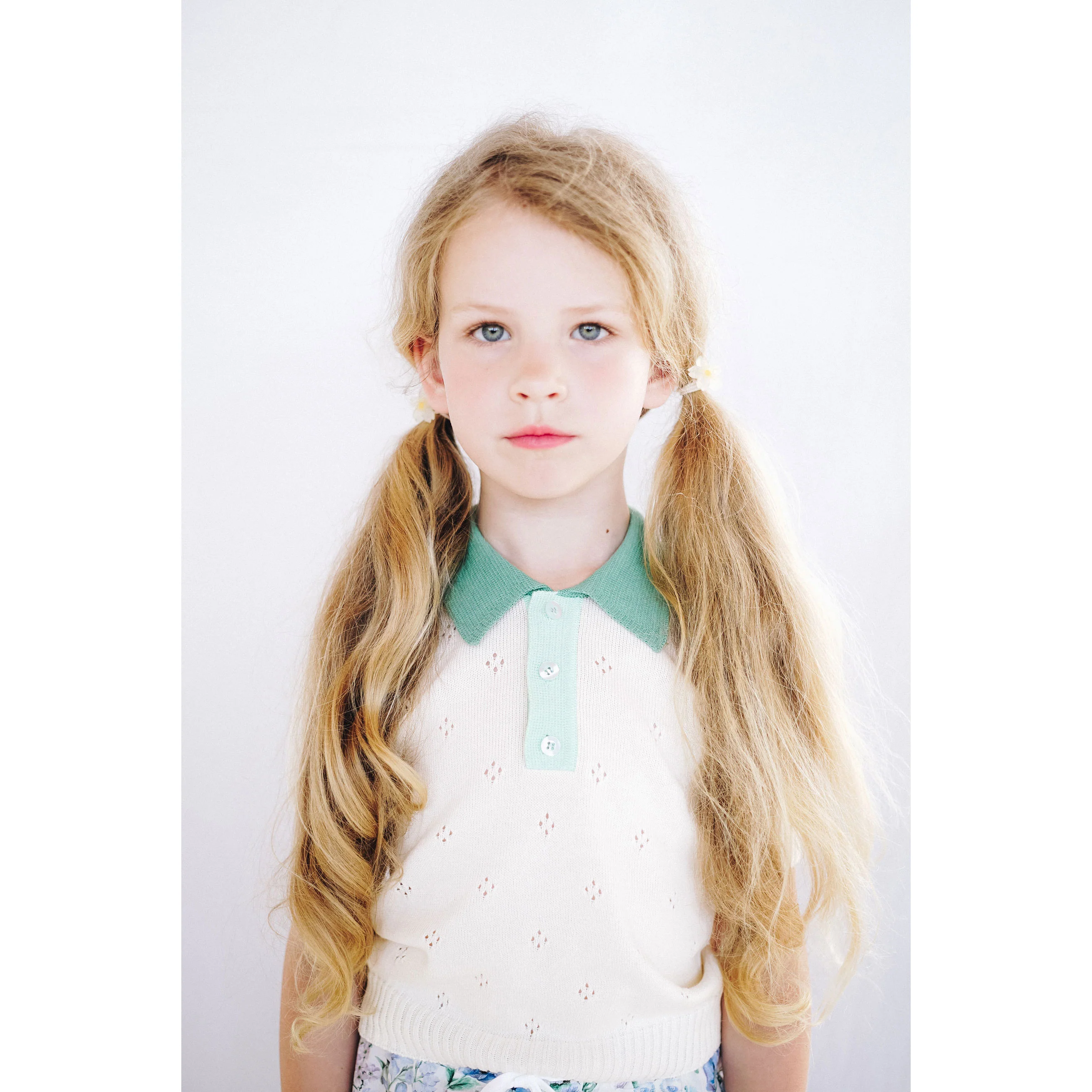 Paade Mode White Lemonade Knit Polo Shirt - Image 2