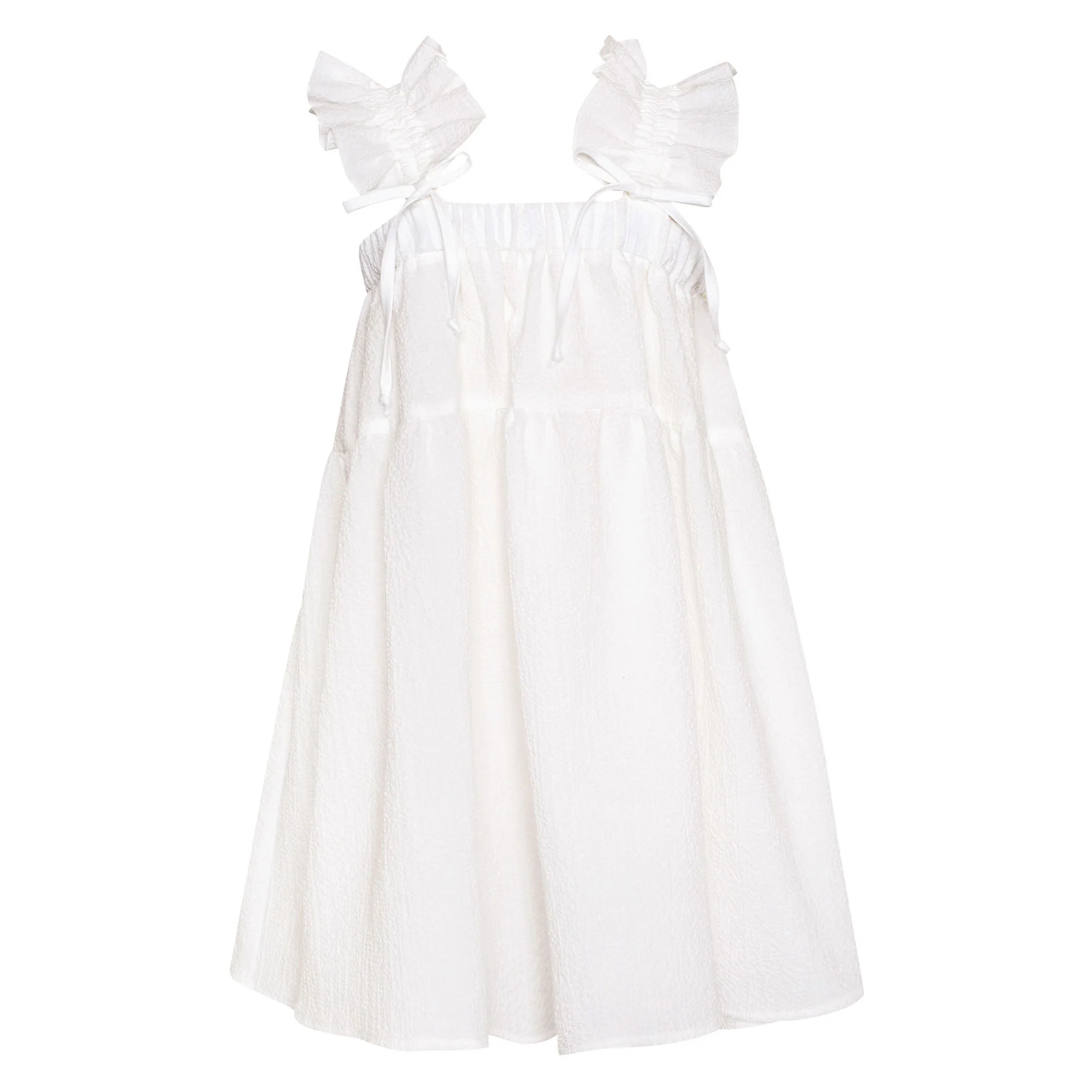 Paade Mode White Lily Cotton Dress