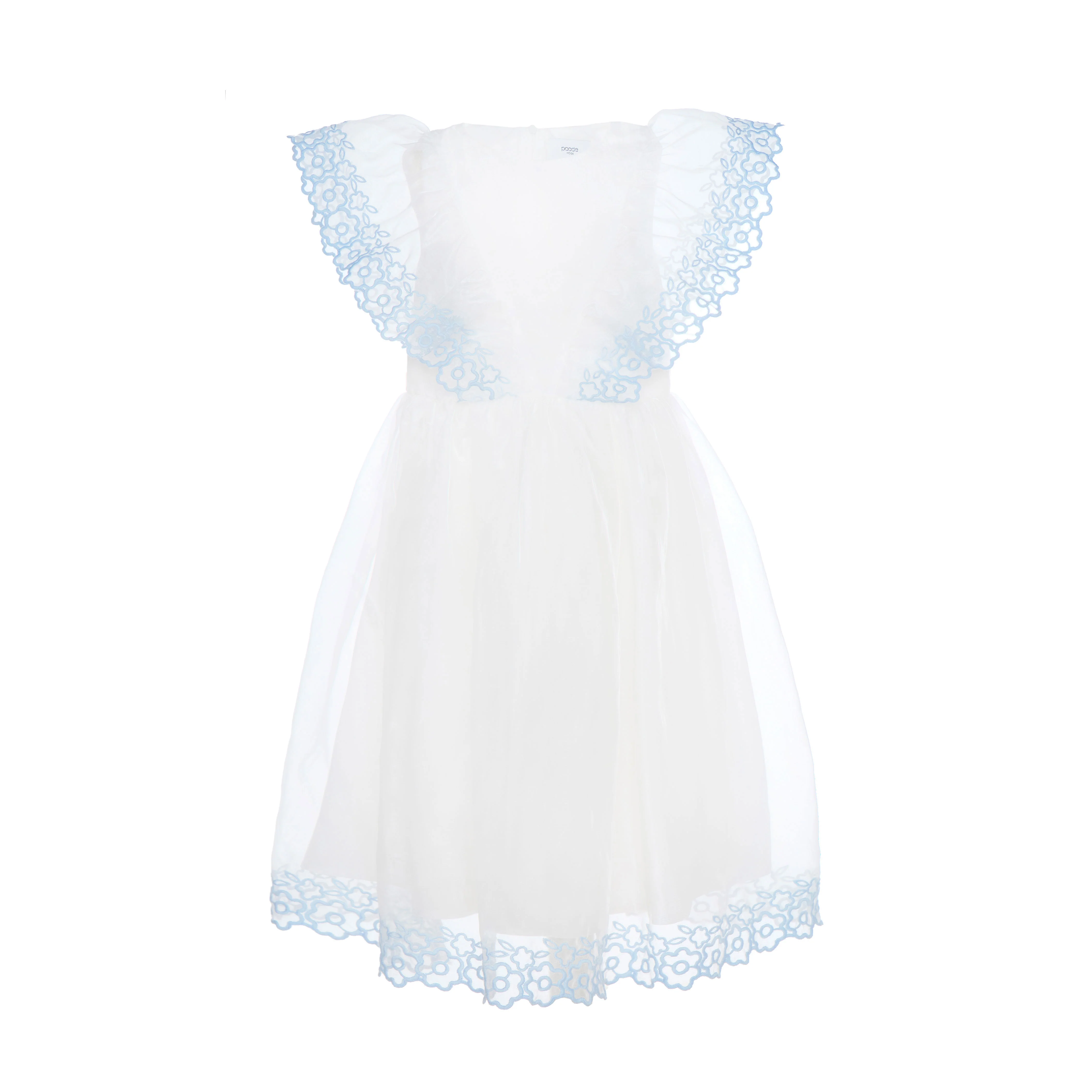 Paade Mode White Ruffle Stella Maxi Dress