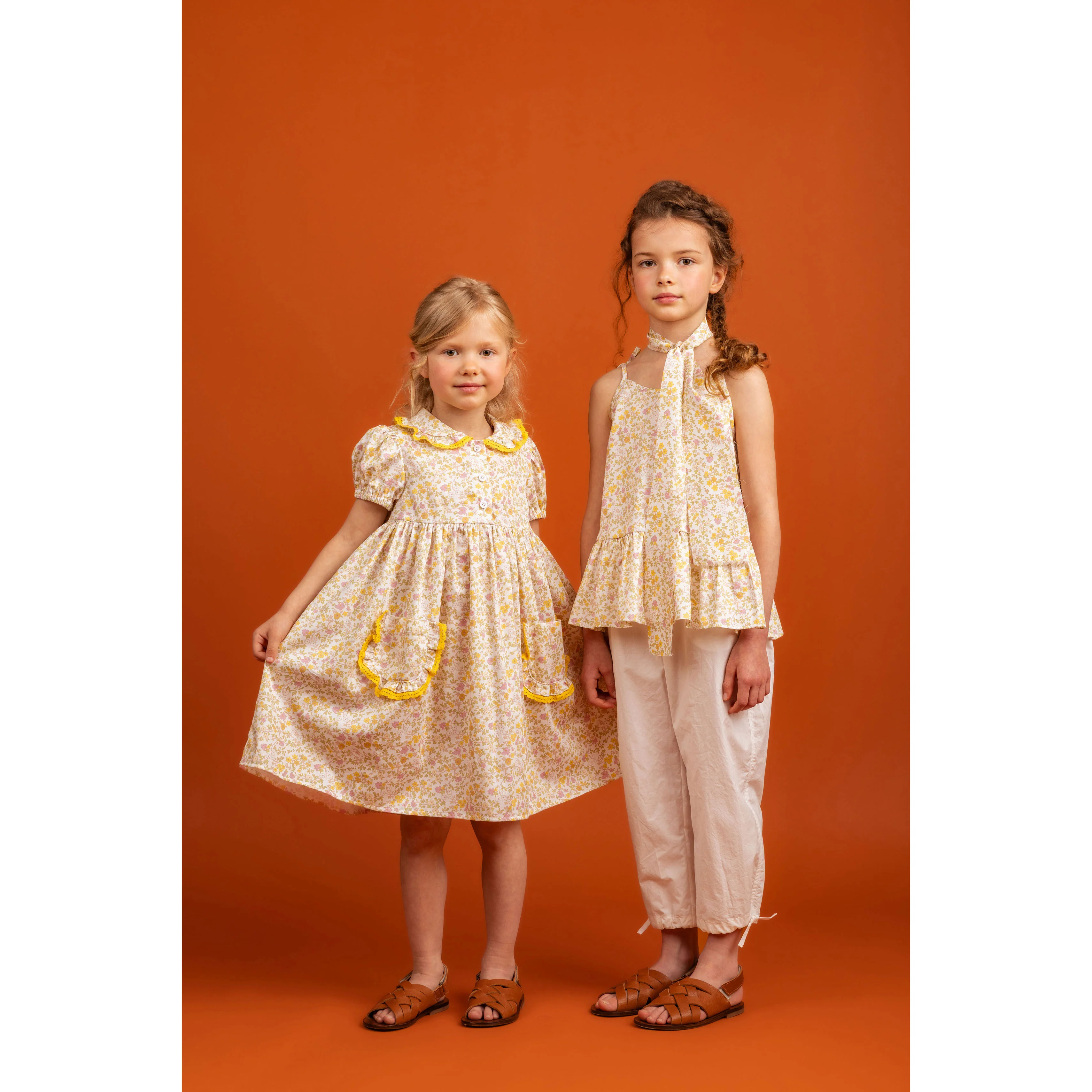 Paade Mode Yellow Mia Cotton Dress - Image 2