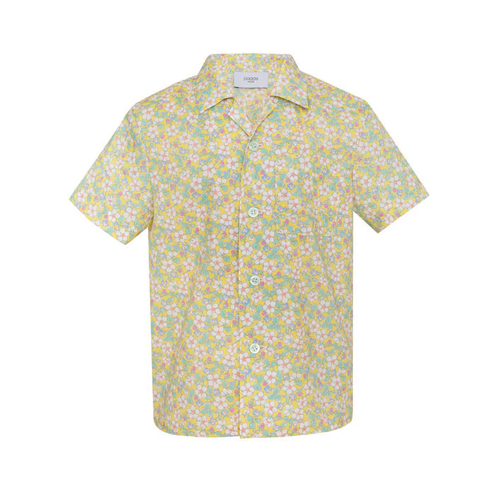 Paade Mode Yellow Strawberry Cotton Shirt