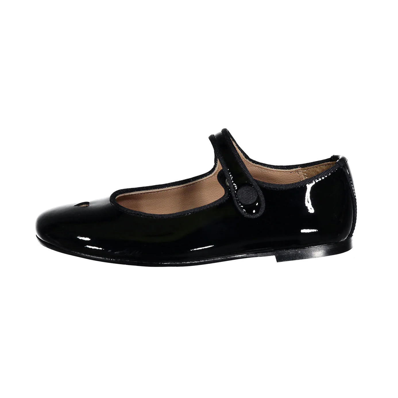 Papanatas Black Heart Detail Mary Janes - Image 2