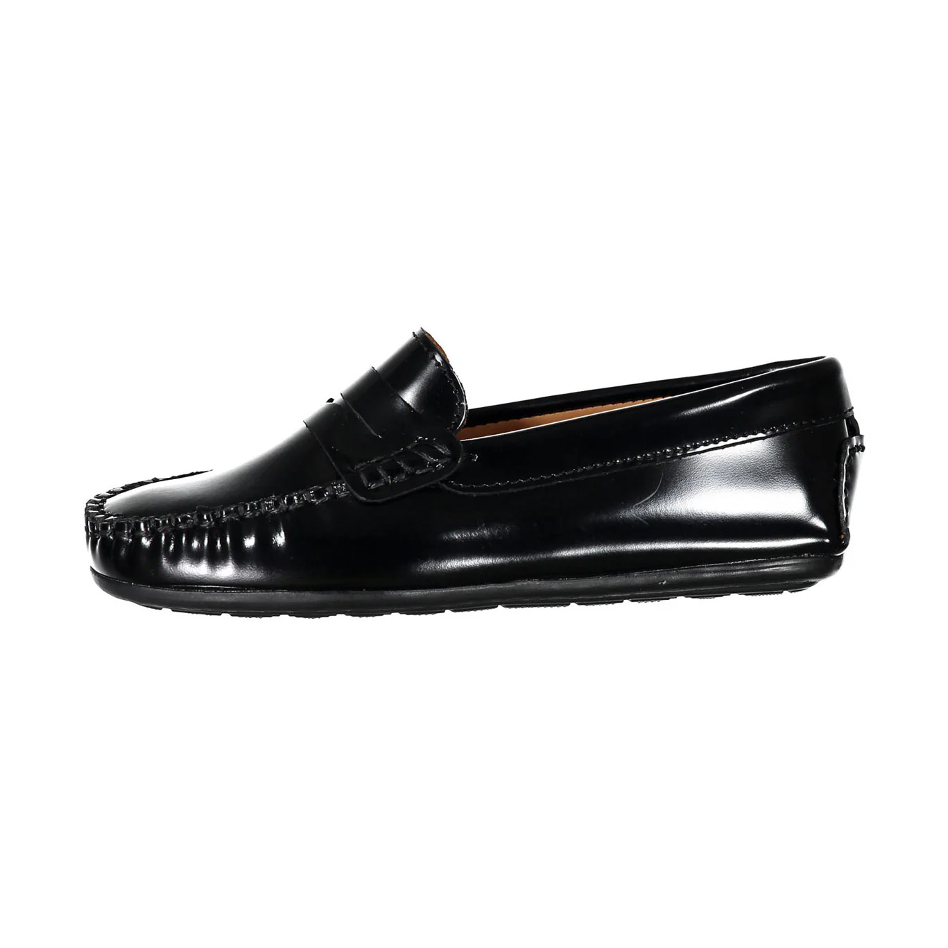 Papanatas Black Patent Leather Penny Loafers - Image 2