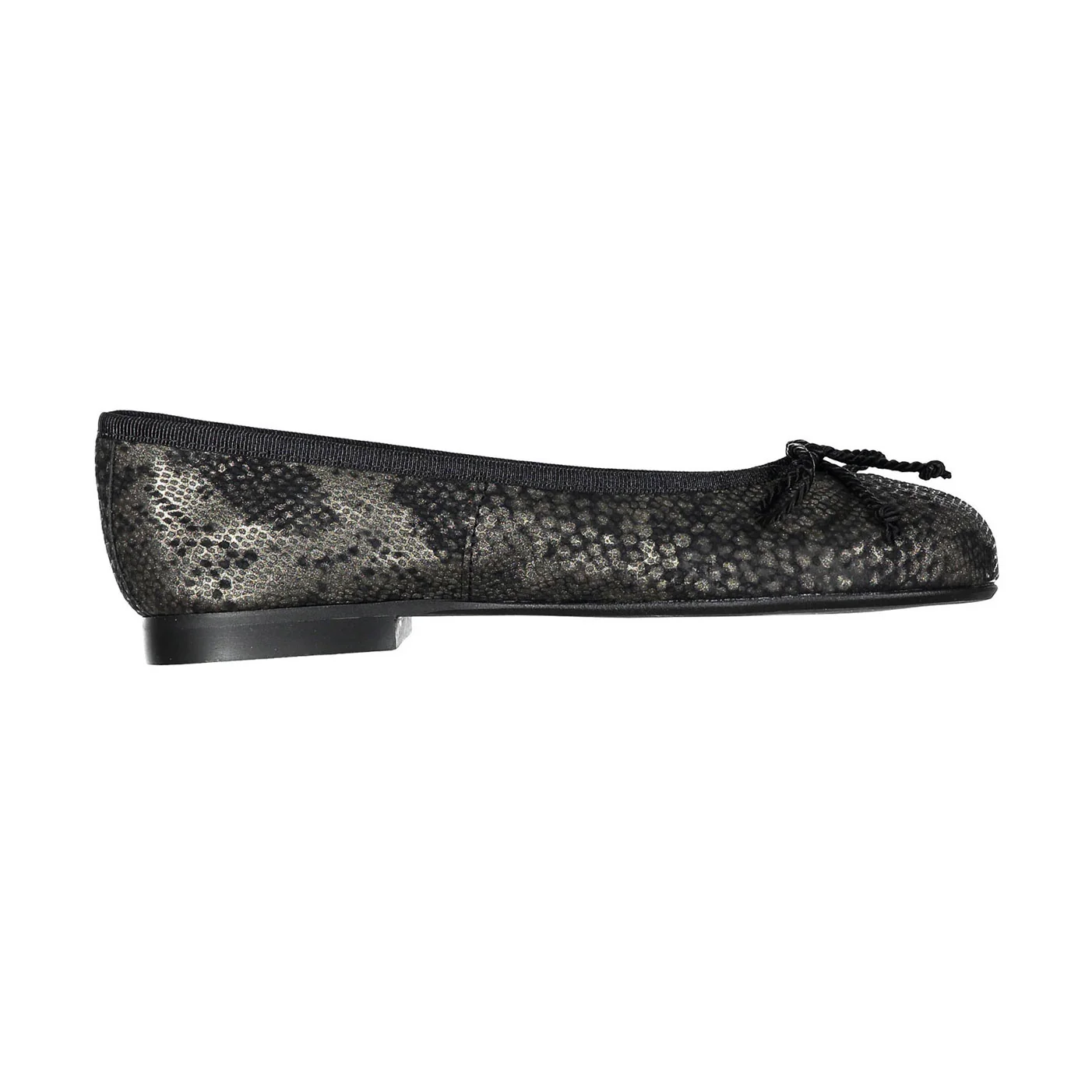 Papanatas Black Snake Detail Ballet Flat - Image 3