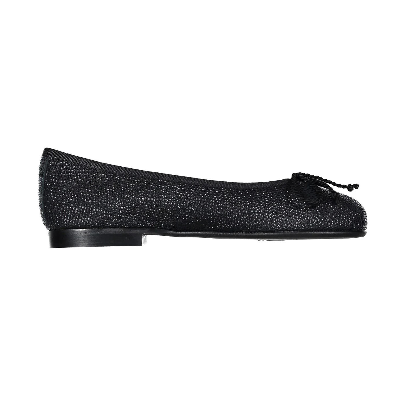 Papanatas Black Texture Ballet Flat - Image 3