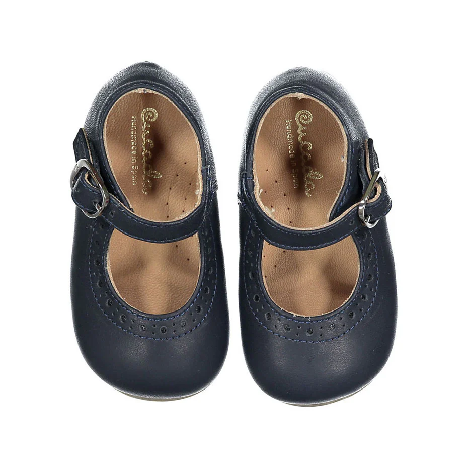 Papanatas Navy Baby Mary Janes