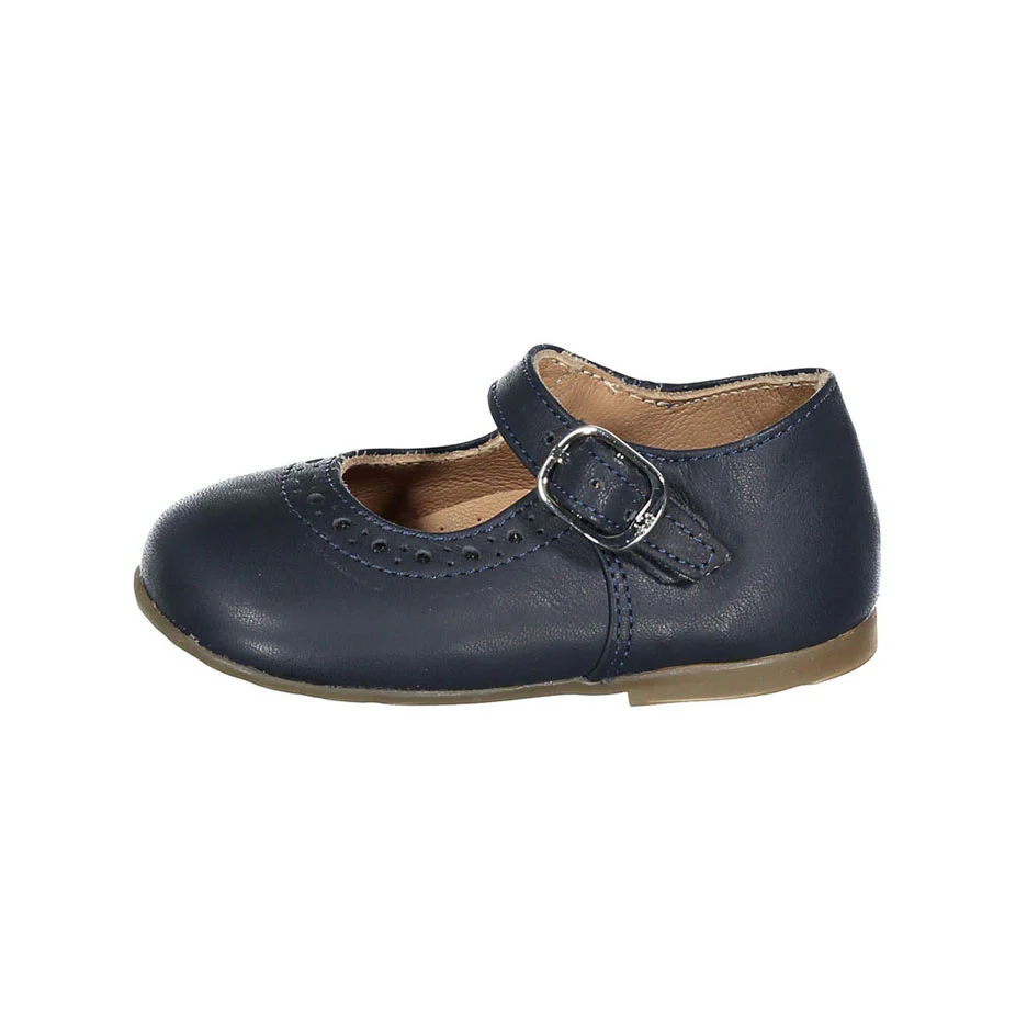 Papanatas Navy Baby Mary Janes - Image 2