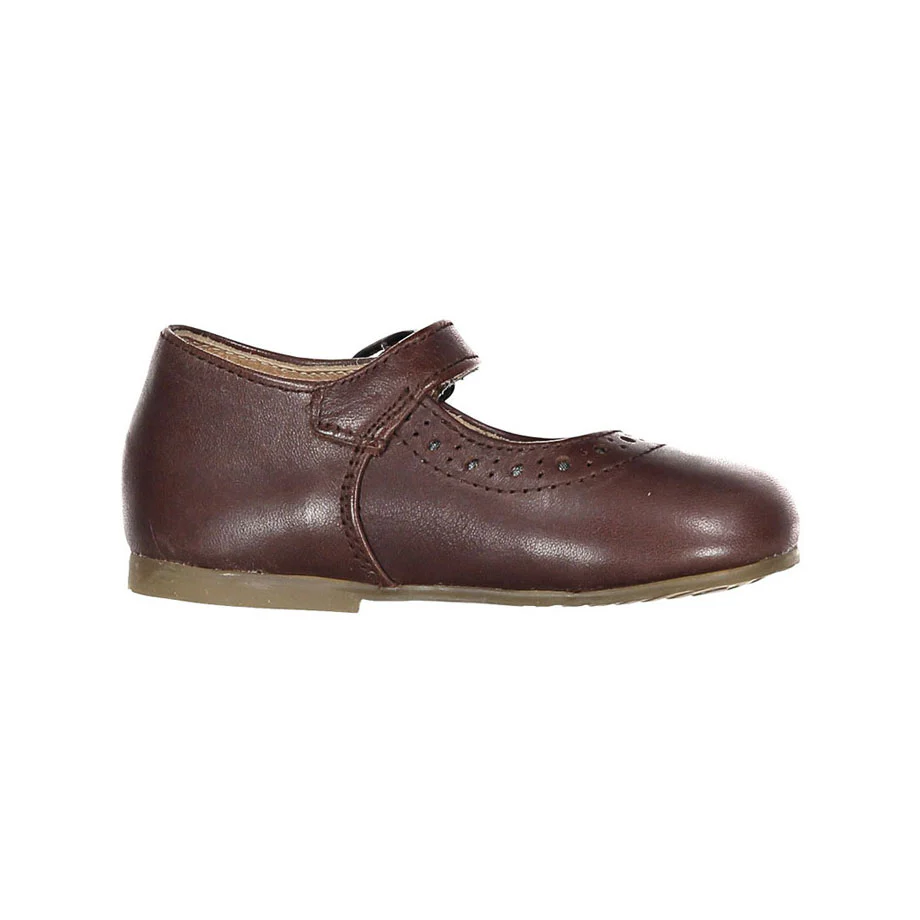Papanatas Brown Baby Mary Janes - Image 3