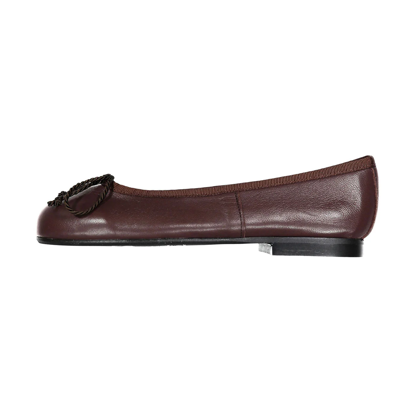 Papanatas Brown Leather Ballet Flat - Image 2