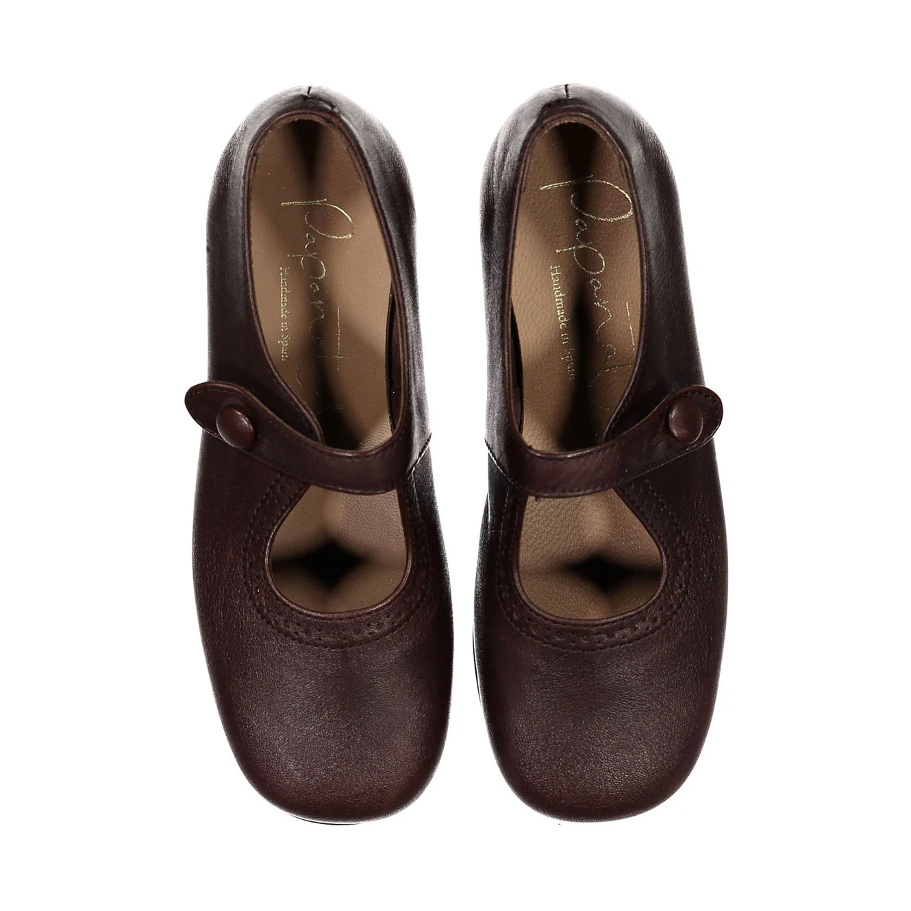 Papanatas Brown Old School Mary Janes