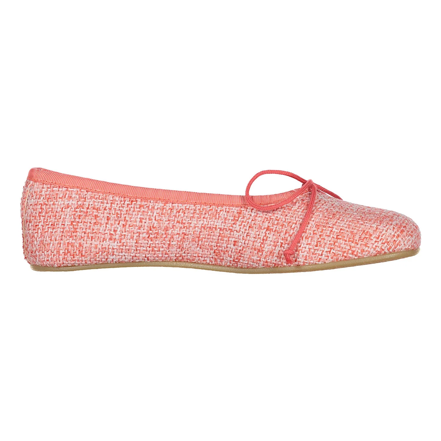 Papanatas Coral Tweed Soft Ballet Flat - Image 3