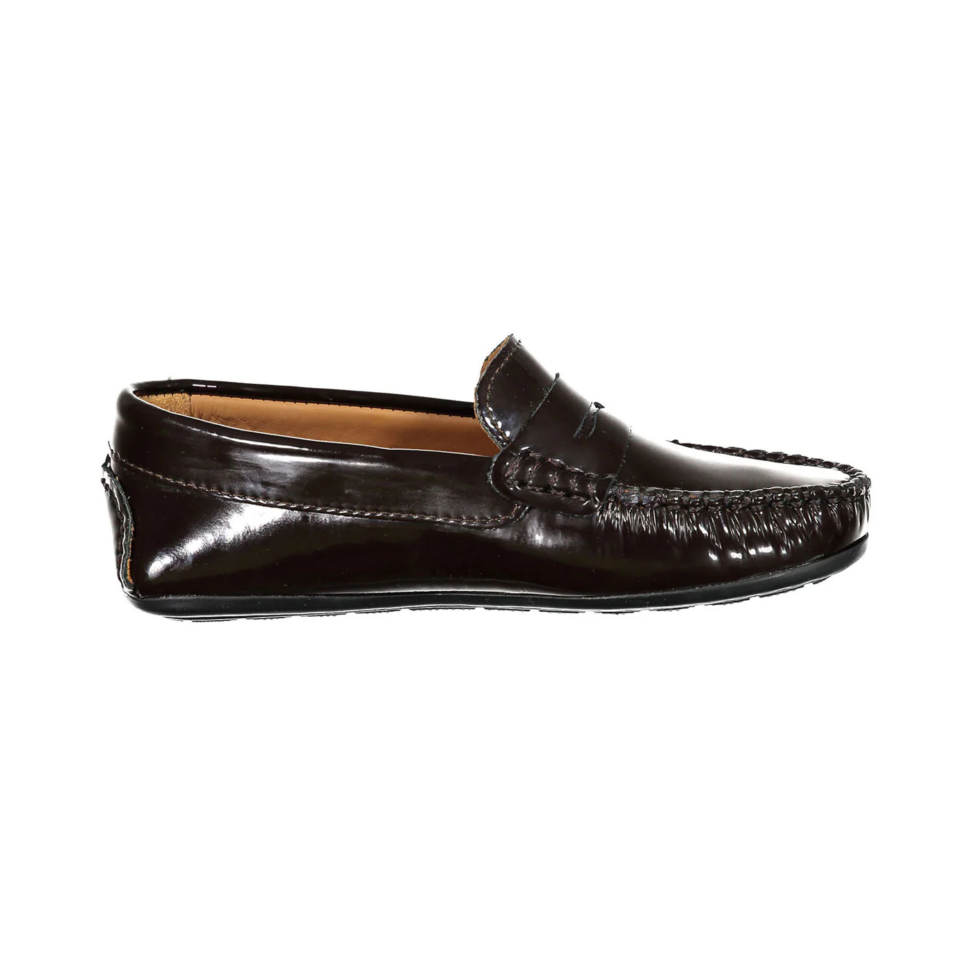 Papanatas Deep Brown Penny Loafers - Image 3