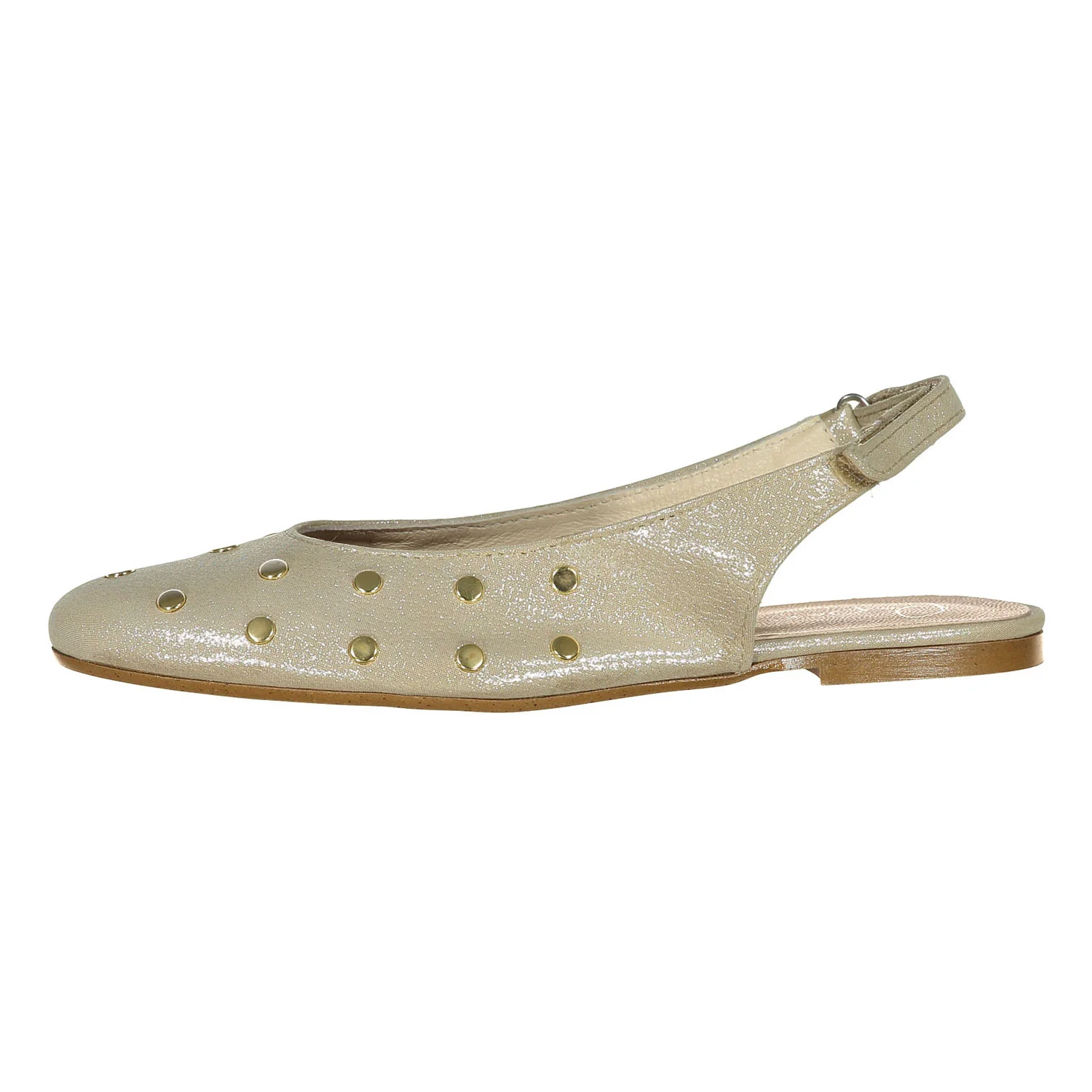 Papanatas Gold Open Back Flat - Image 2