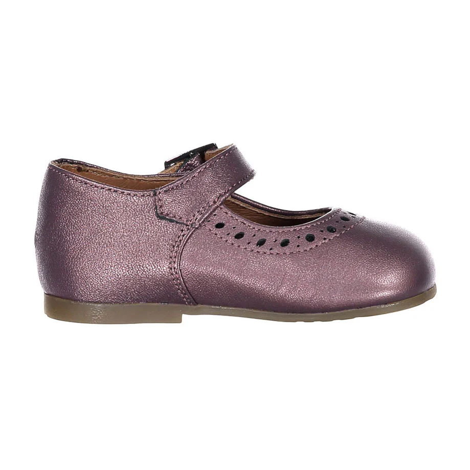 Papanatas Lavender Metallic Buckle Baby Shoe - Image 3
