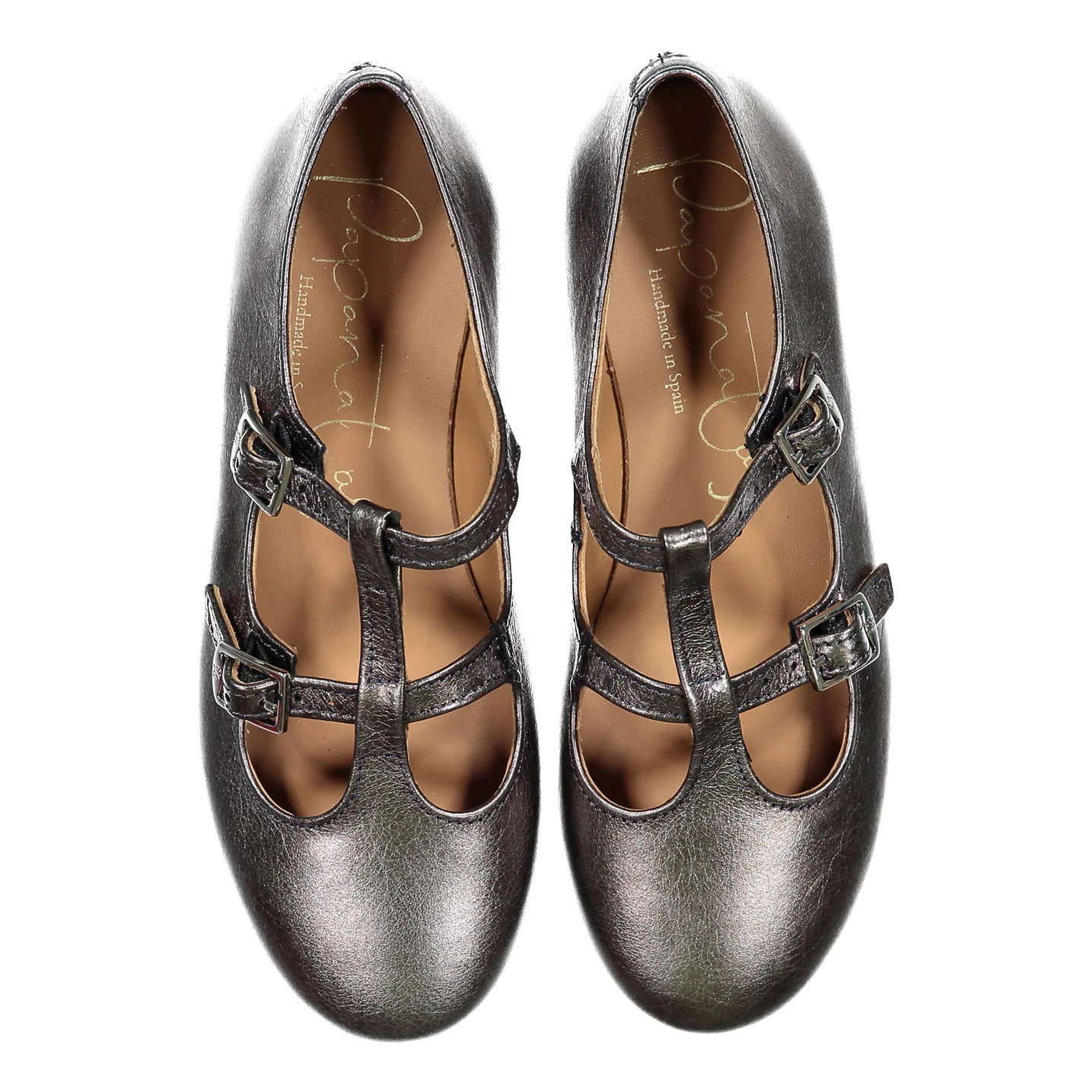 Papanatas Licorice Metallic Double T-straps