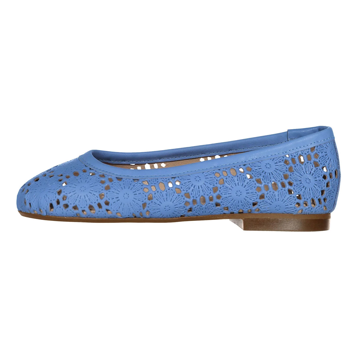 Papanatas Light Blue Crochet Ballet Flat - Image 2