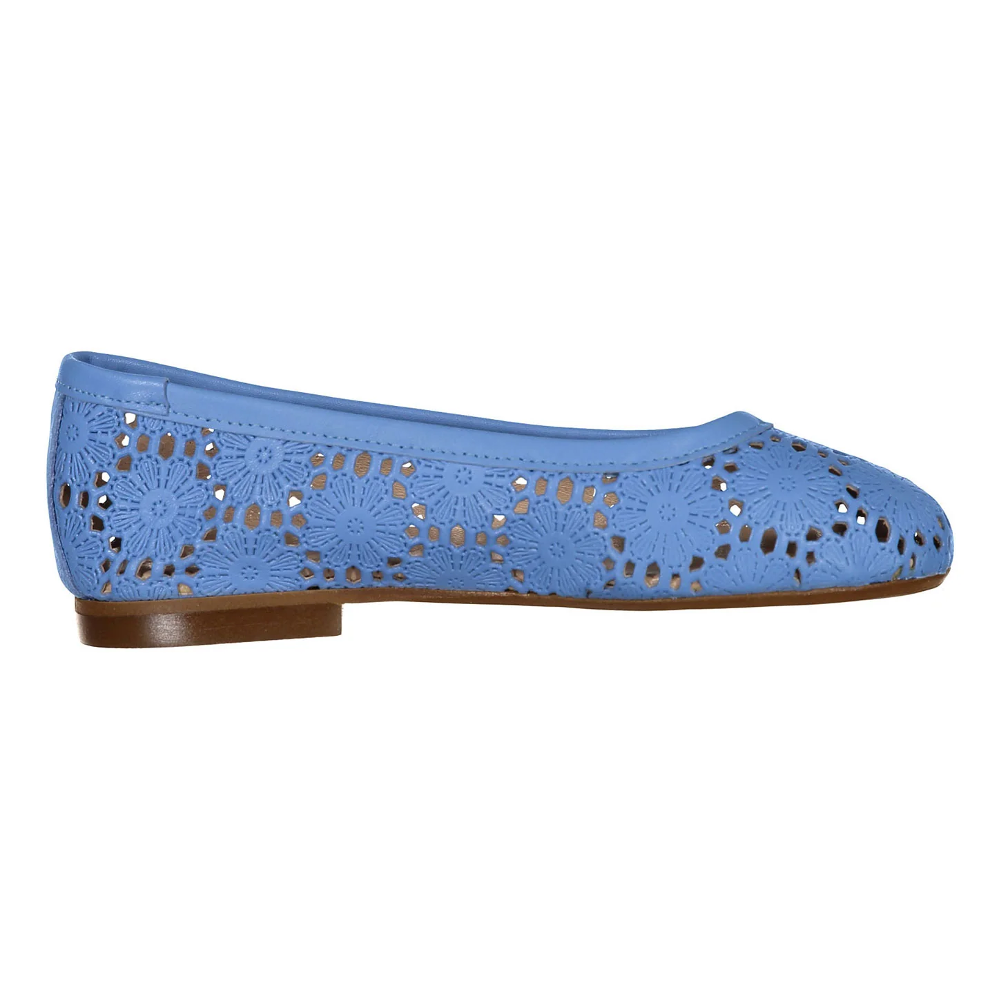 Papanatas Light Blue Crochet Ballet Flat - Image 3