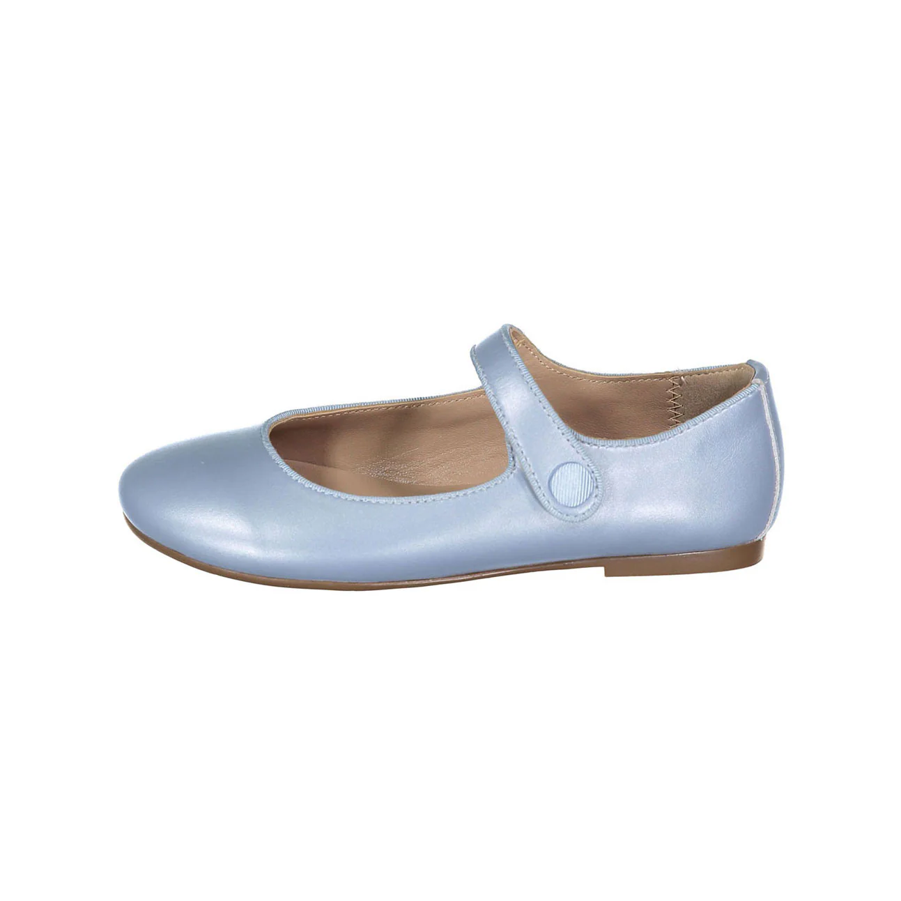 Papanatas Light Blue Metalic Mary Janes - Image 2