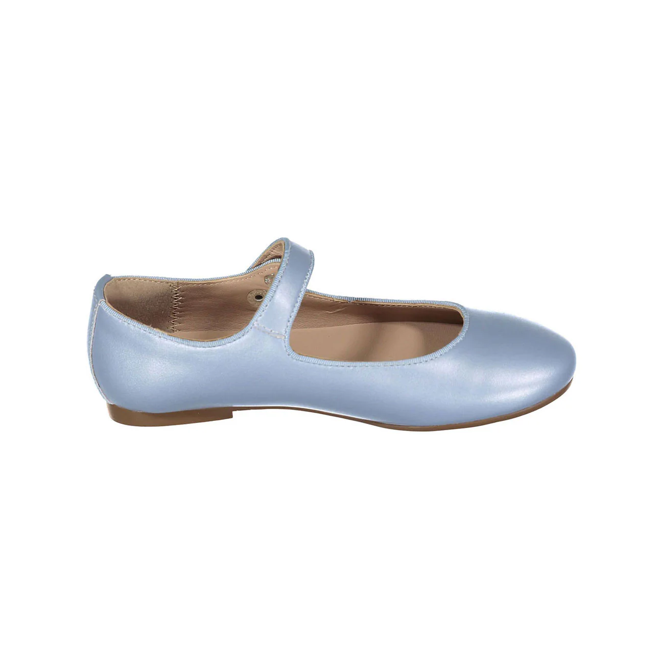 Papanatas Light Blue Metalic Mary Janes - Image 3