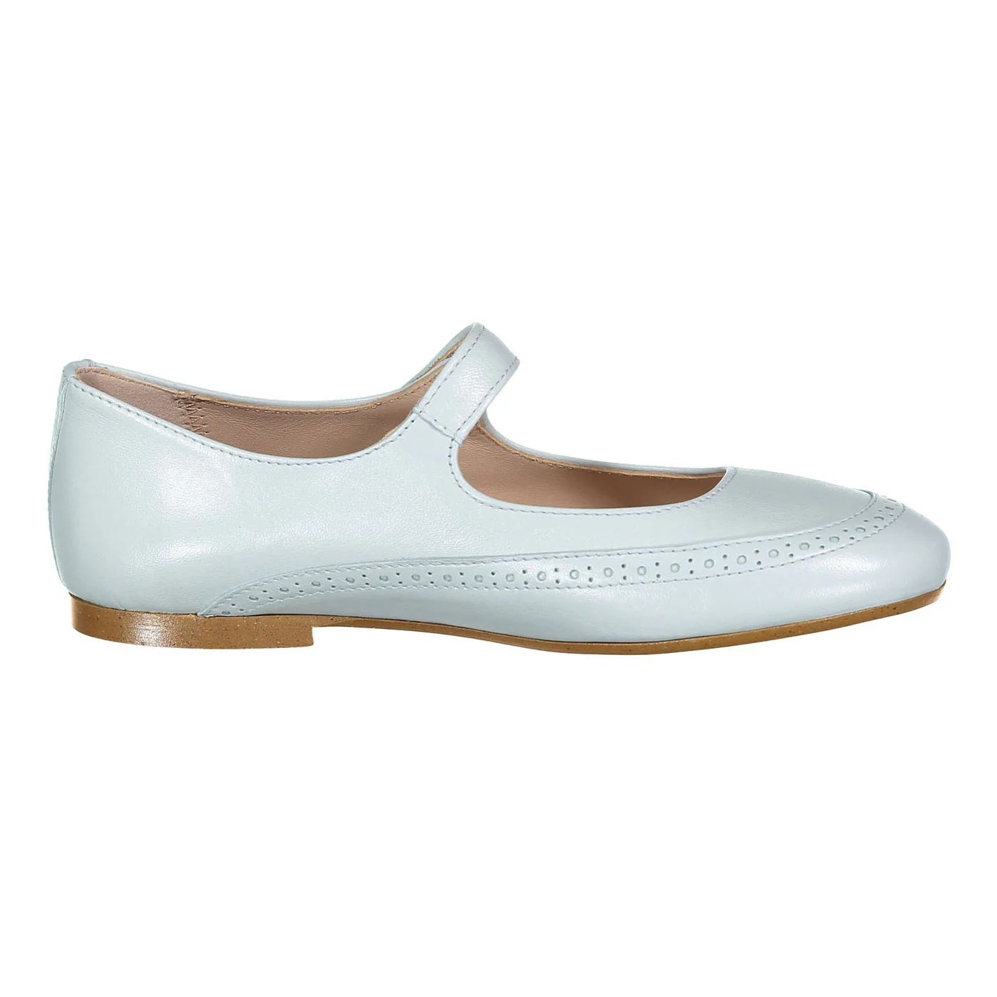 Papanatas Light Blue Wingtip Mary Jane - Image 3