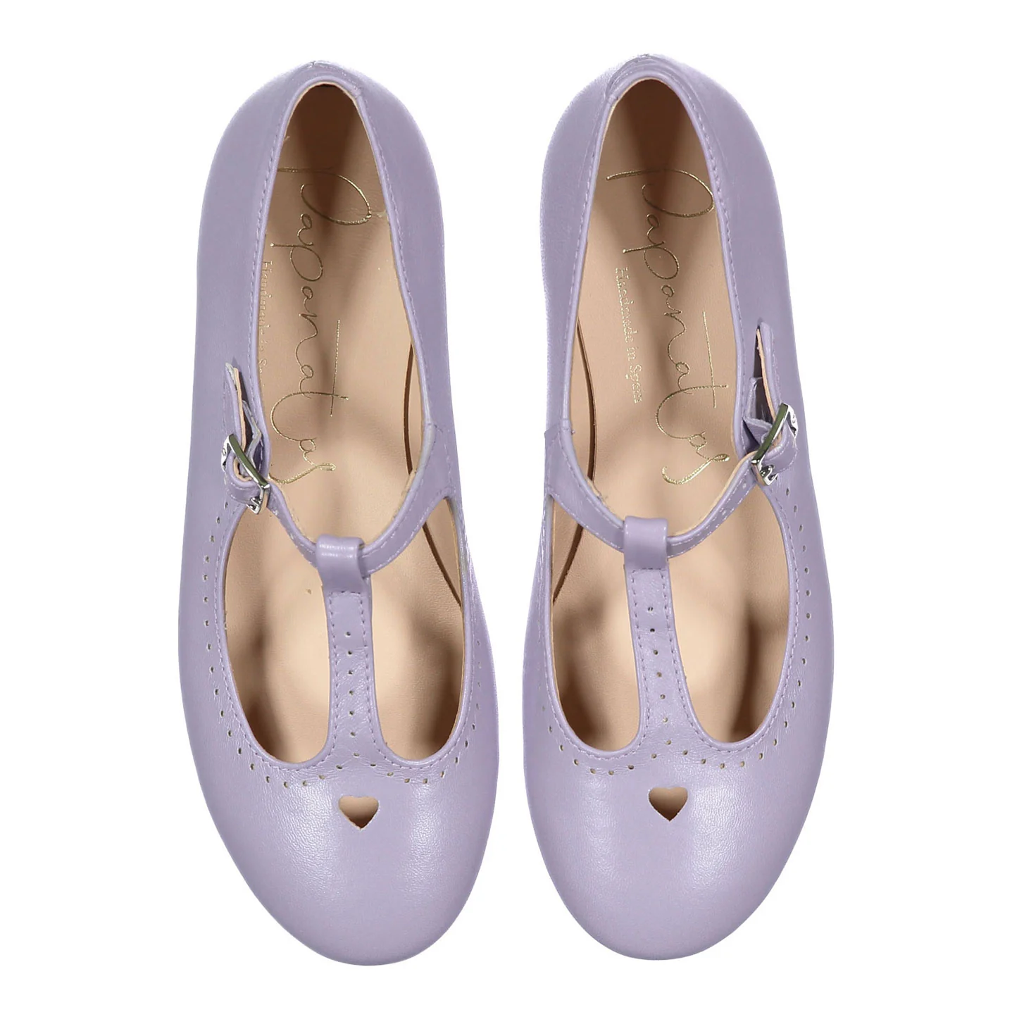Papanatas Lilac Heart Detail T-Strap