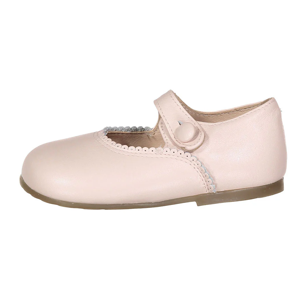 Papanatas Pale Pink Baby Mary Janes - Image 2