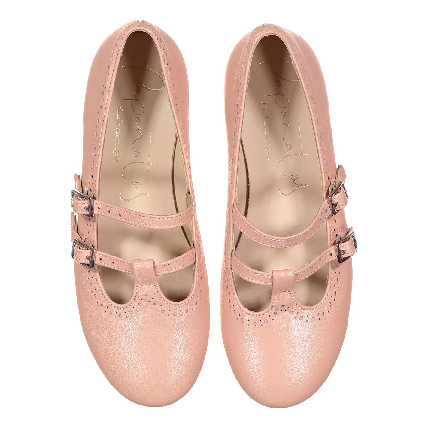 Papanatas Tea Rose Double T-Strap Mary Jane