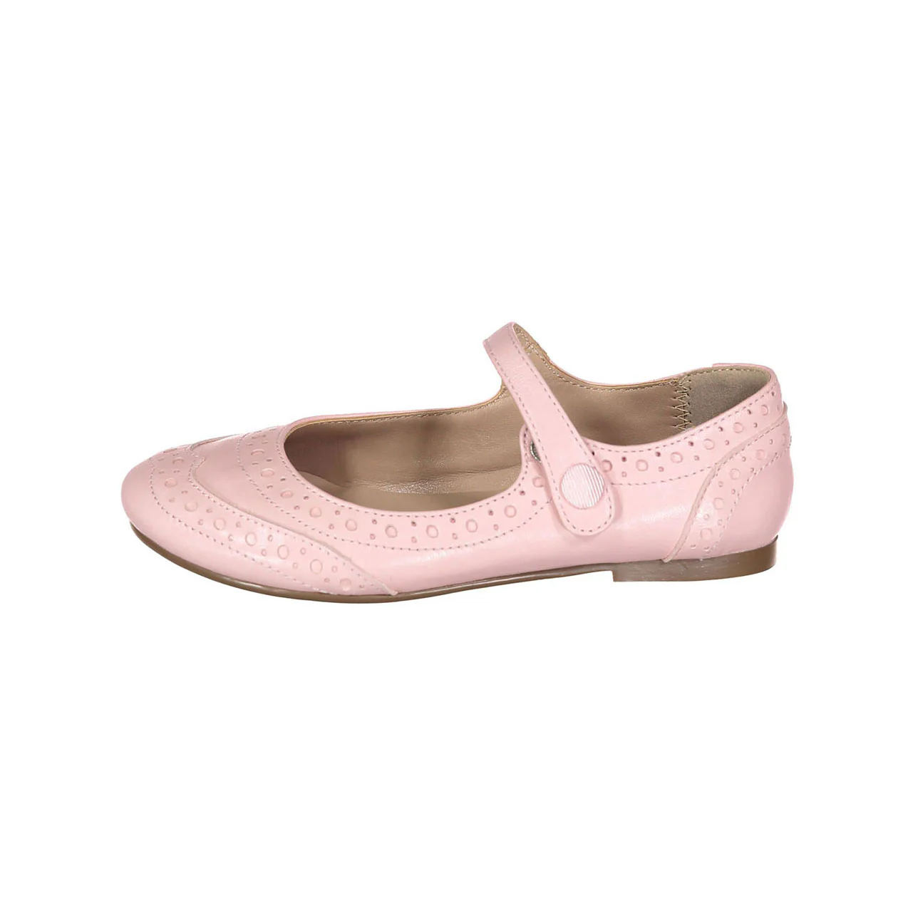 Papanatas Pale Pink Wingtip Mary Janes - Image 2