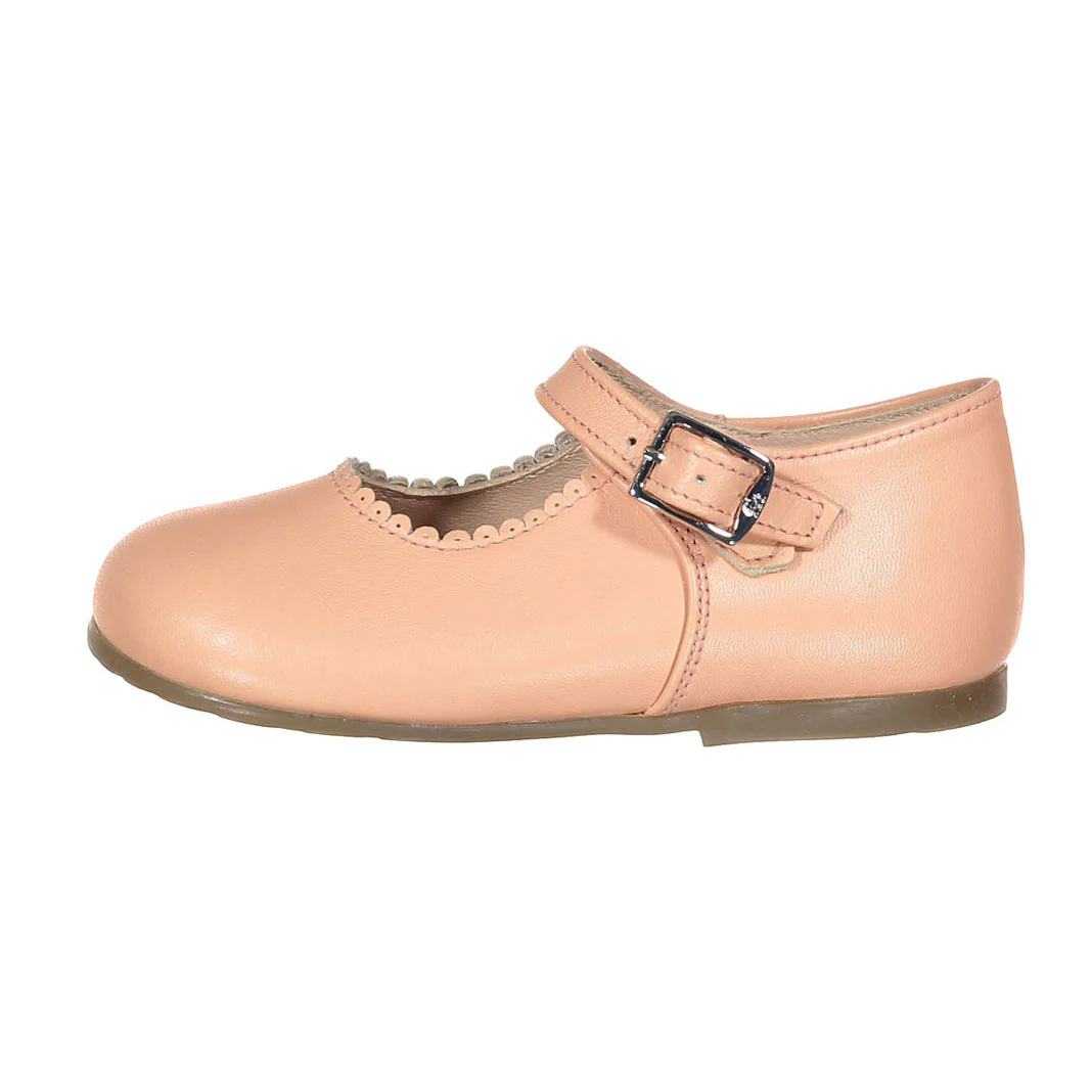 Papanatas Peach Baby Buckle Mary Janes - Image 2
