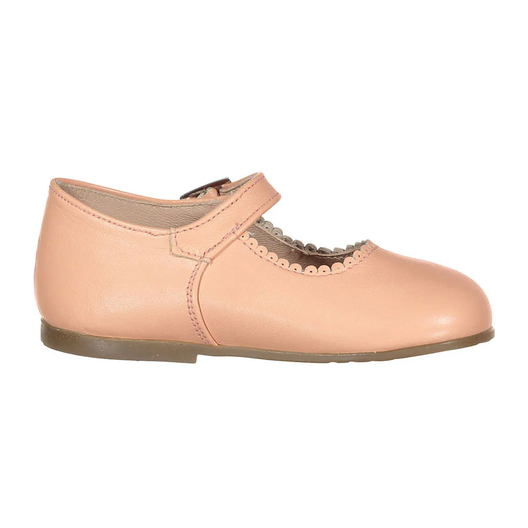 Papanatas Peach Baby Buckle Mary Janes - Image 3