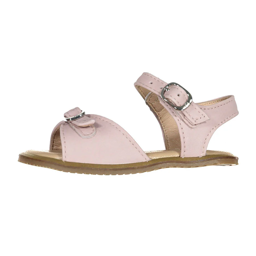 Papanatas Pink Double Buckle Baby Sandal - Image 2
