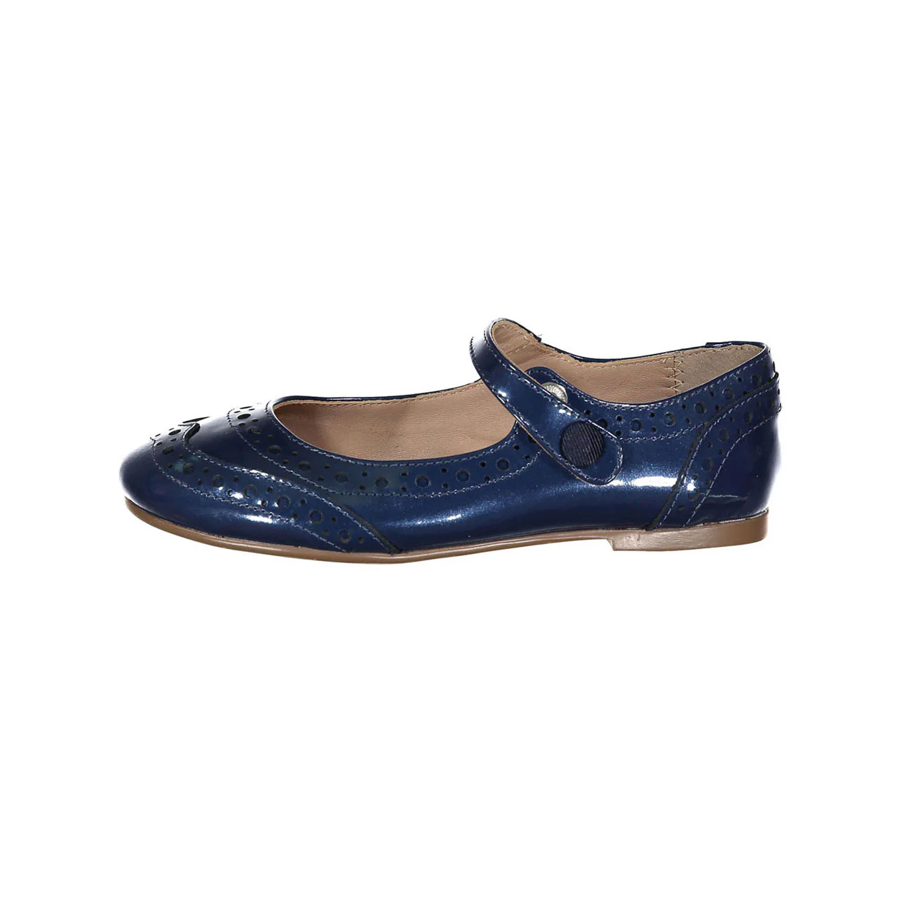 Papanatas Navy Wingtip Mary Janes - Image 2