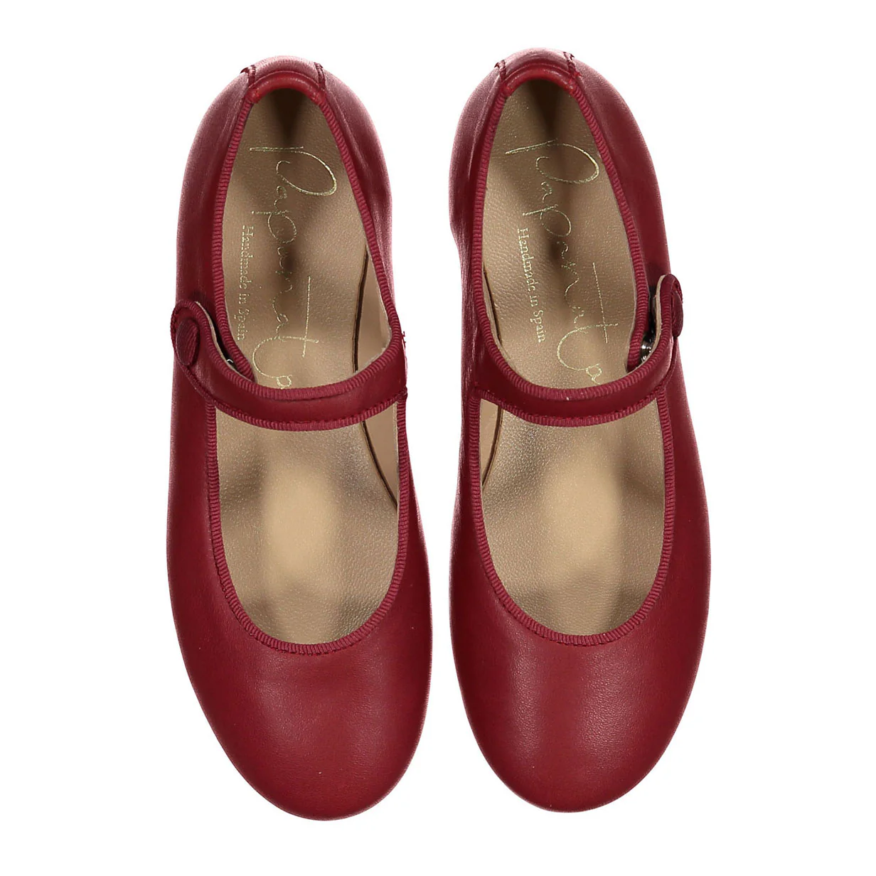 Papanatas Cherry Button Mary Janes