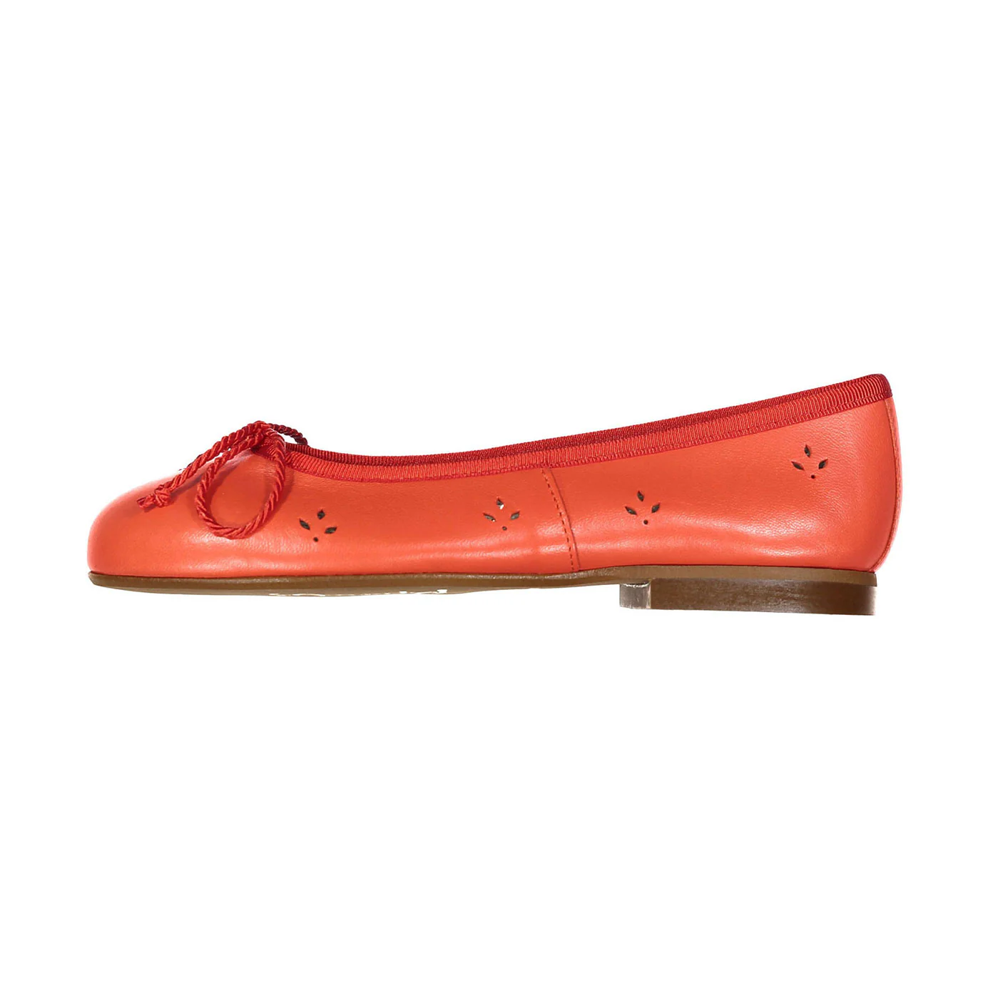 Papanatas Red Eyelet Ballet Flat - Image 2