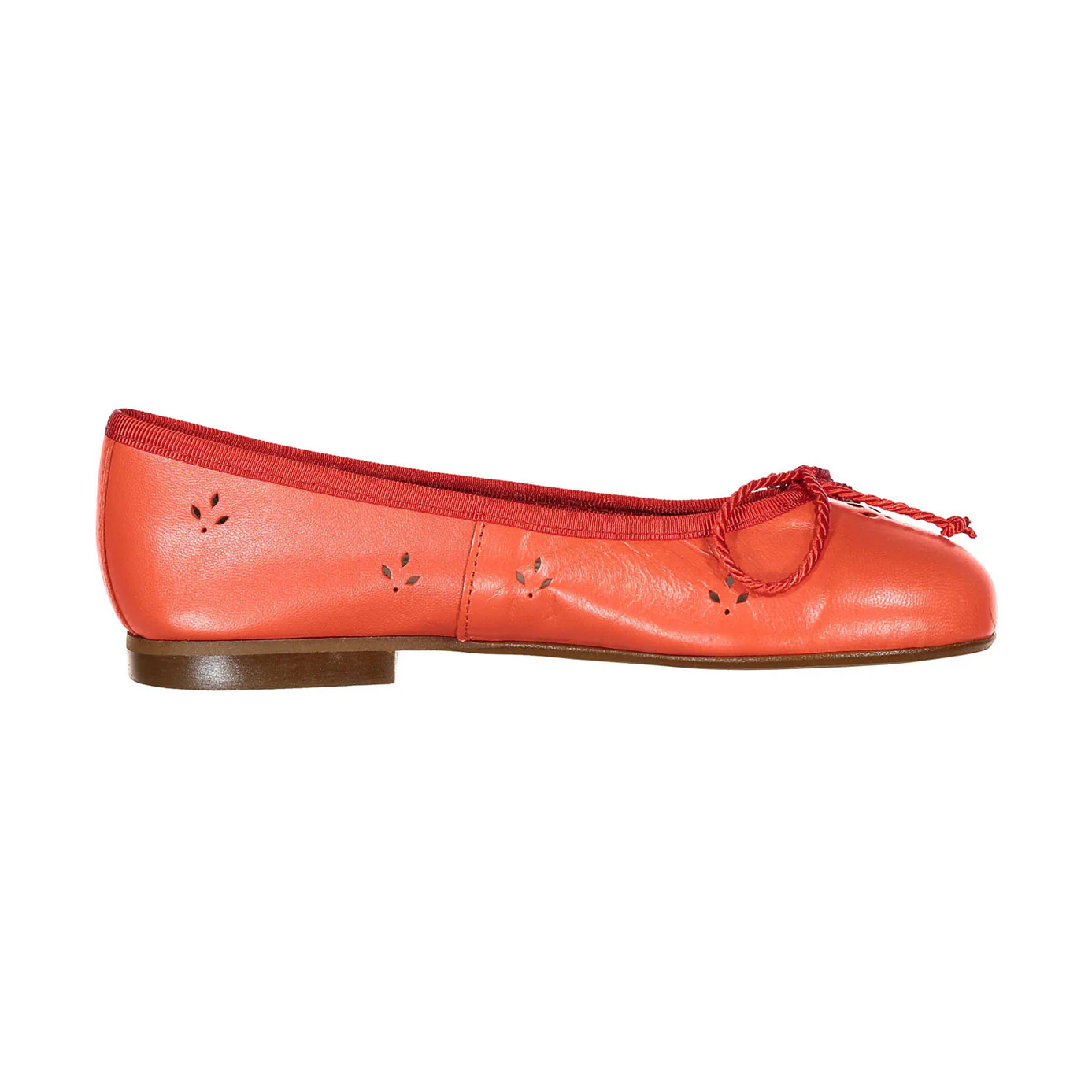 Papanatas Red Eyelet Ballet Flat - Image 3