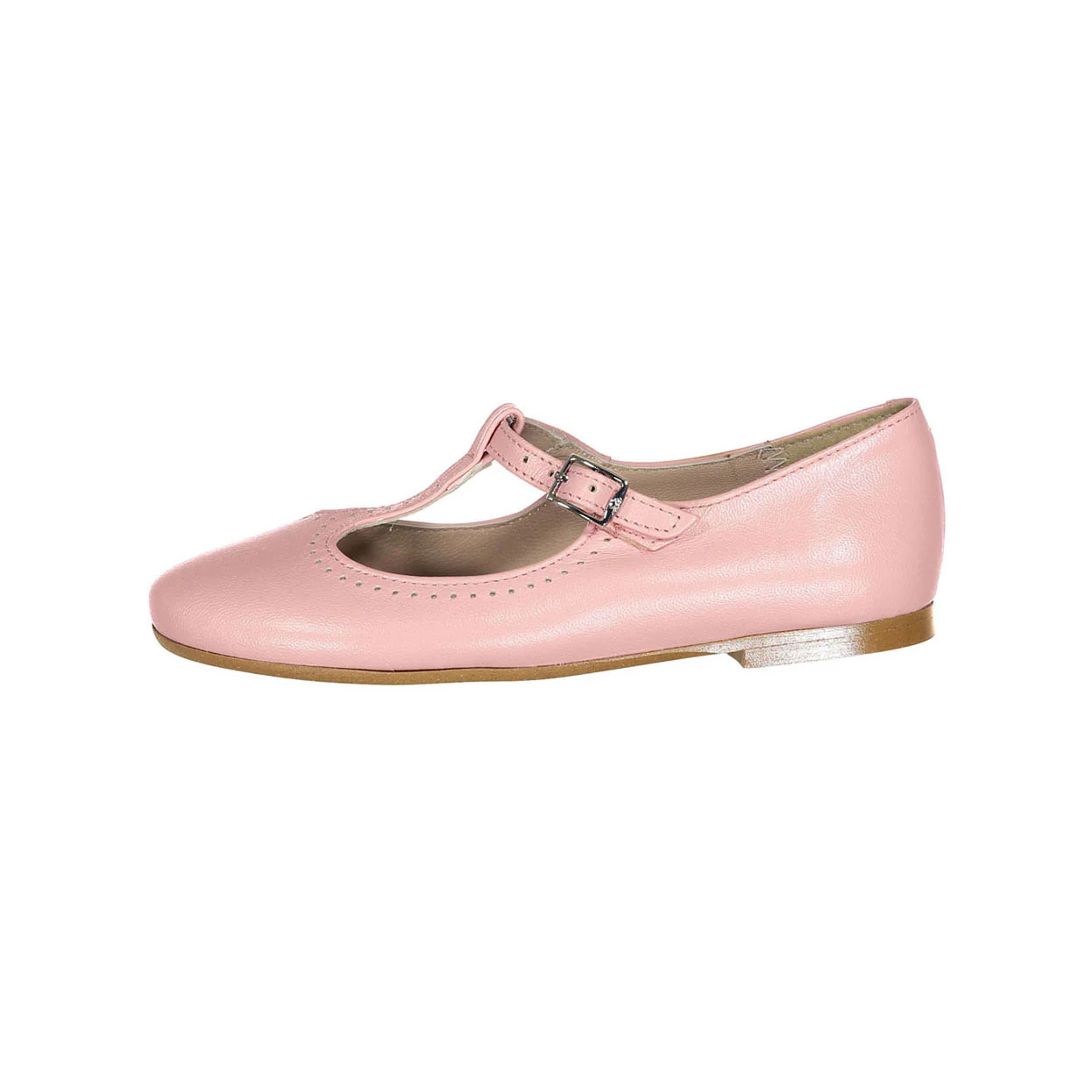 Papanatas Rose T- Strap Flats - Image 2