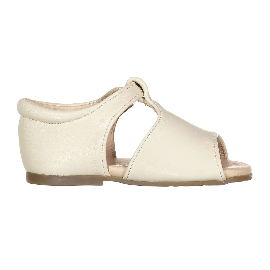 Papanatas Beige Open Toe Baby Sandal - Image 3