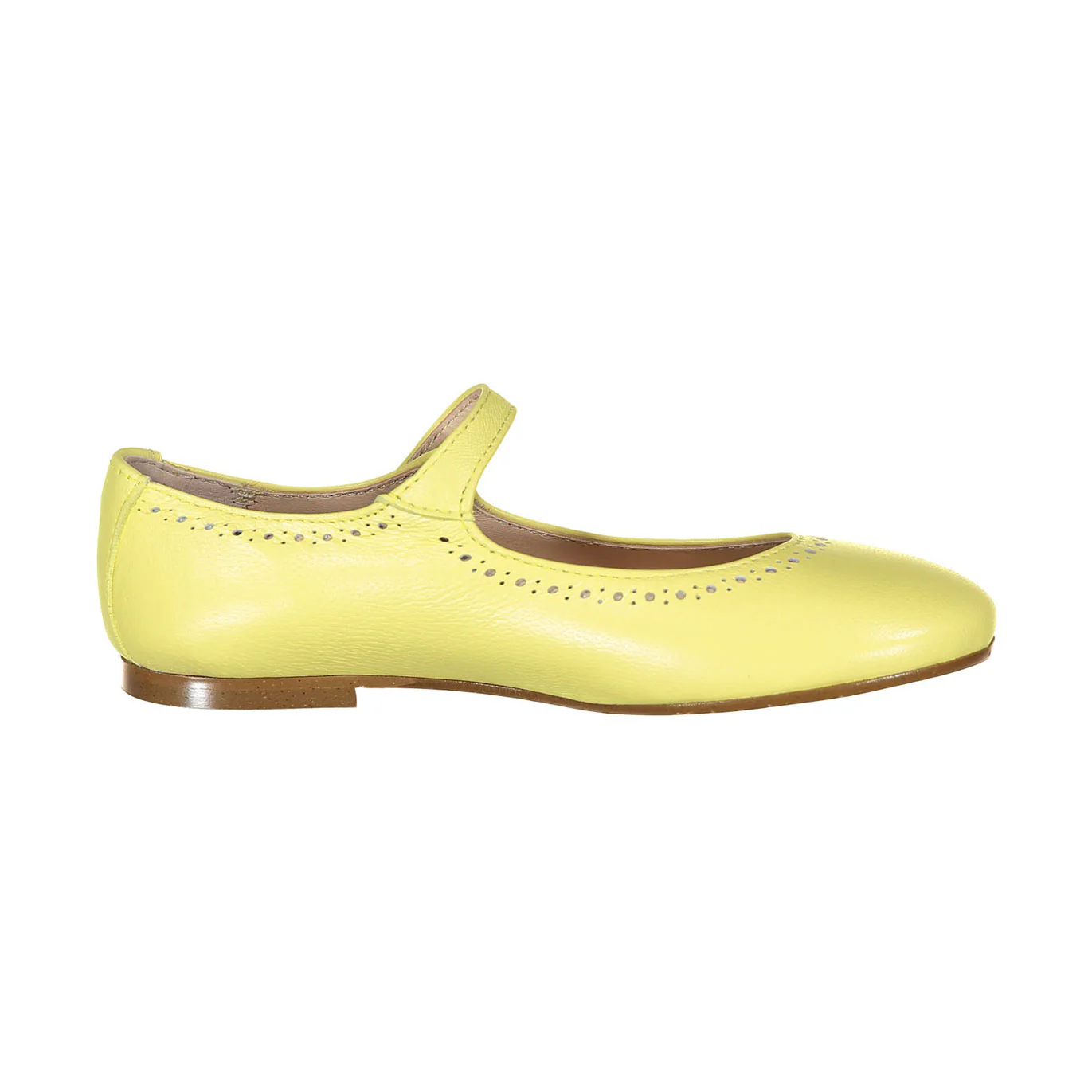 Papanatas Yellow Eyelet Mary Jane - Image 3
