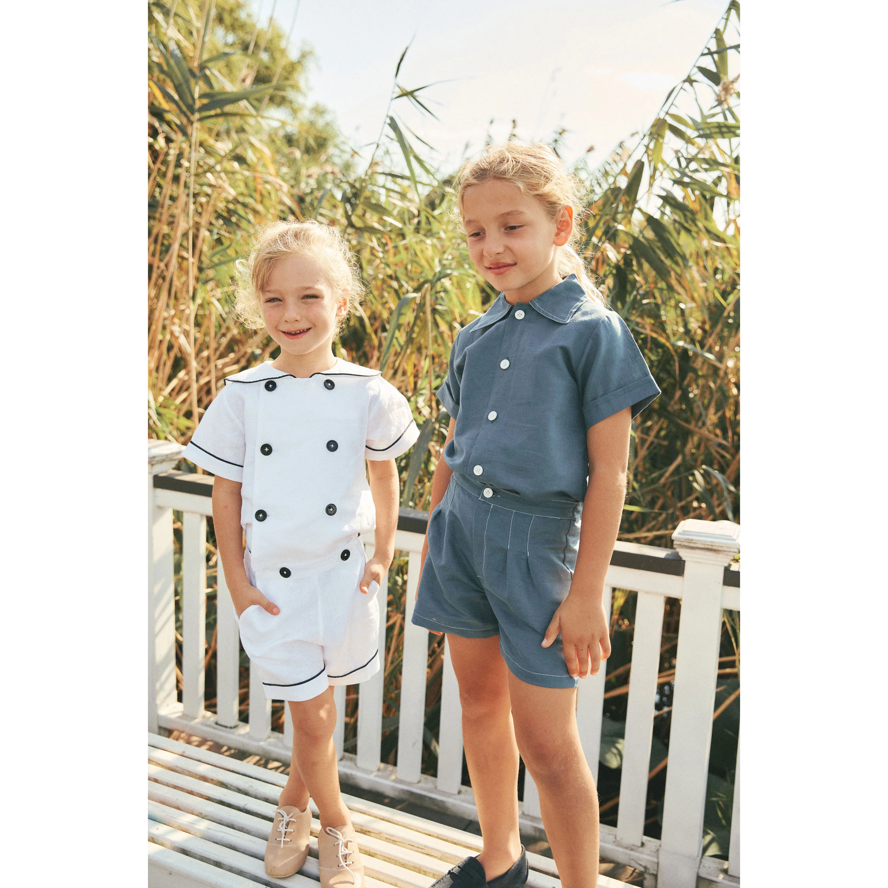 Pernille Blue Linen Theodor Set - Image 3