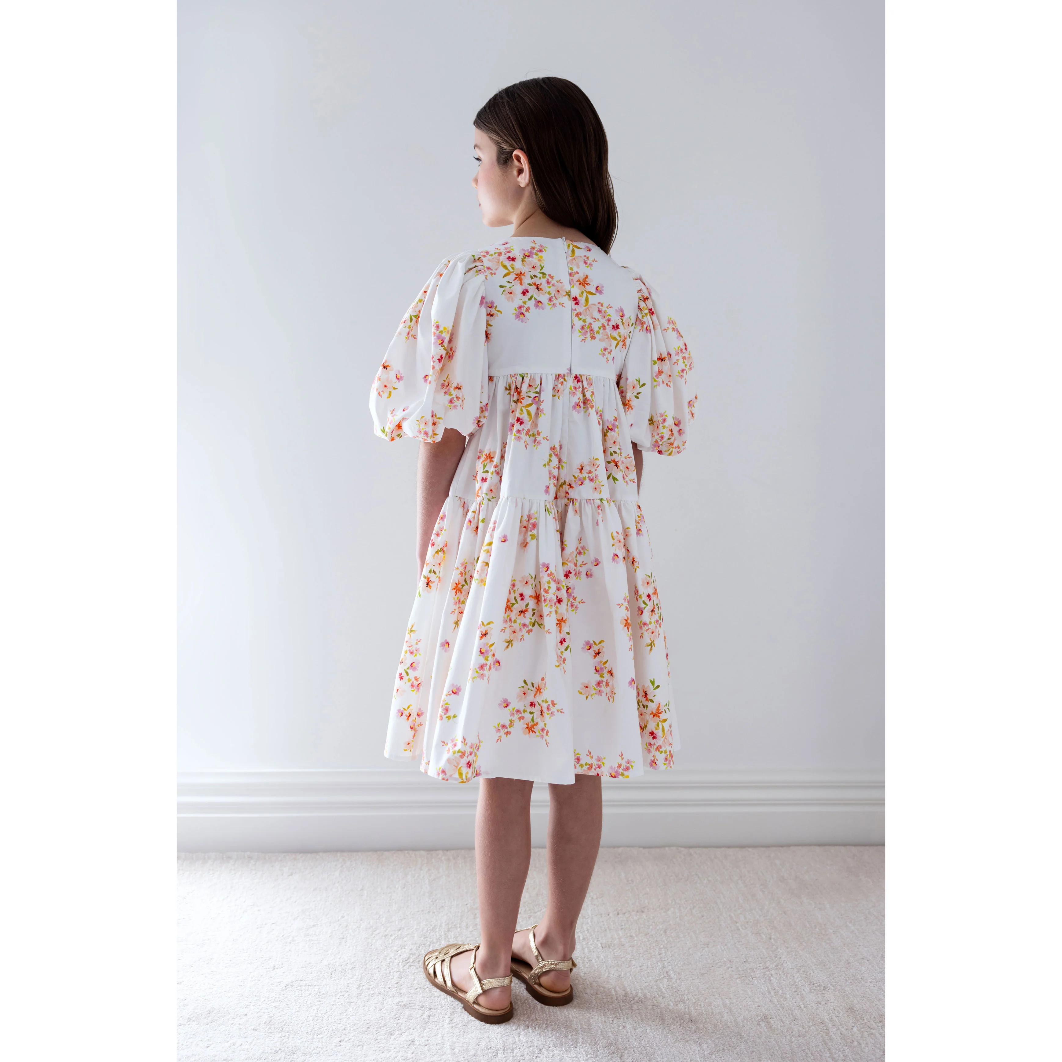 Petite Amalie  Ditsy Print Poplin Dress - Image 3