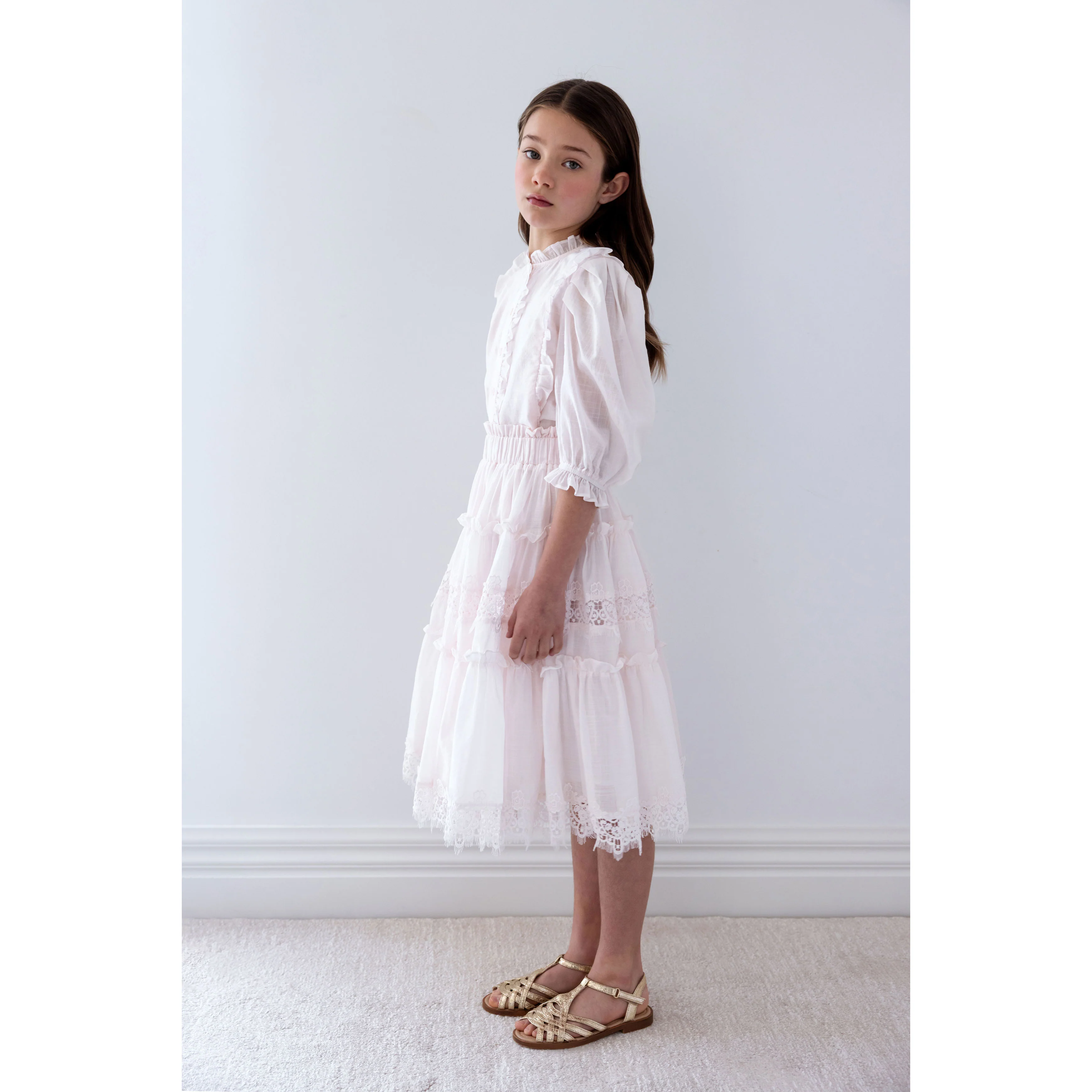 Petite Amalie  Ice Pink Skirt - Image 2