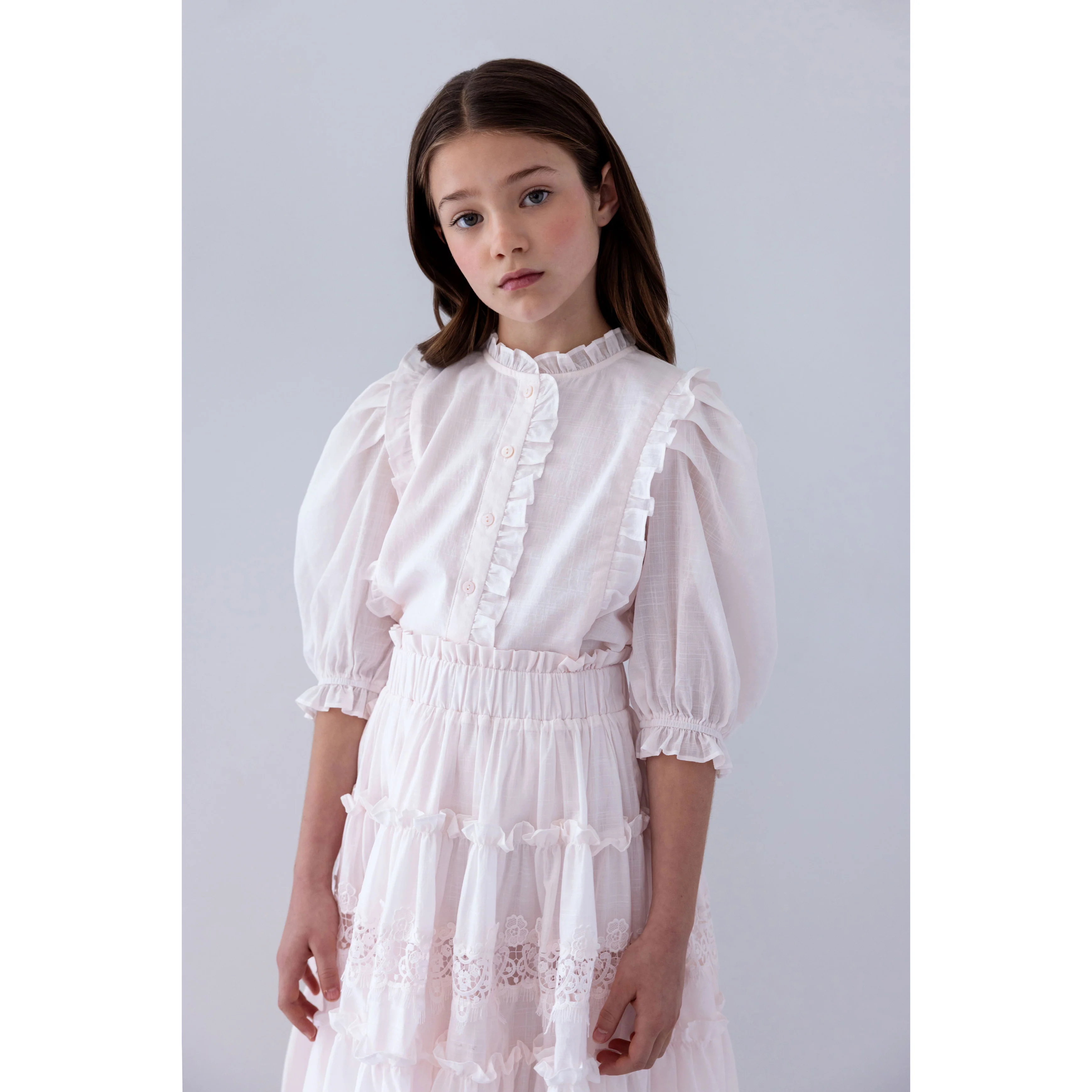 Petite Amalie  Ice Pink Skirt - Image 3